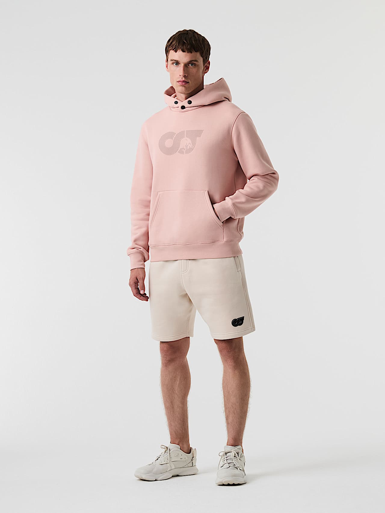 AlphaTauri | SHERO V2.Y8.02 | Signature Logo Hoodie in Misty Pink for Men