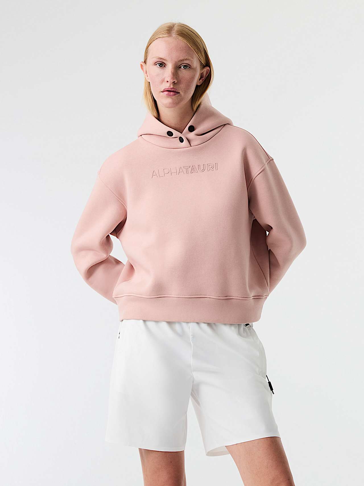 AlphaTauri | SERA V2.Y8.02 | Felpa con logo esclusivo in Misty Pink for Donna