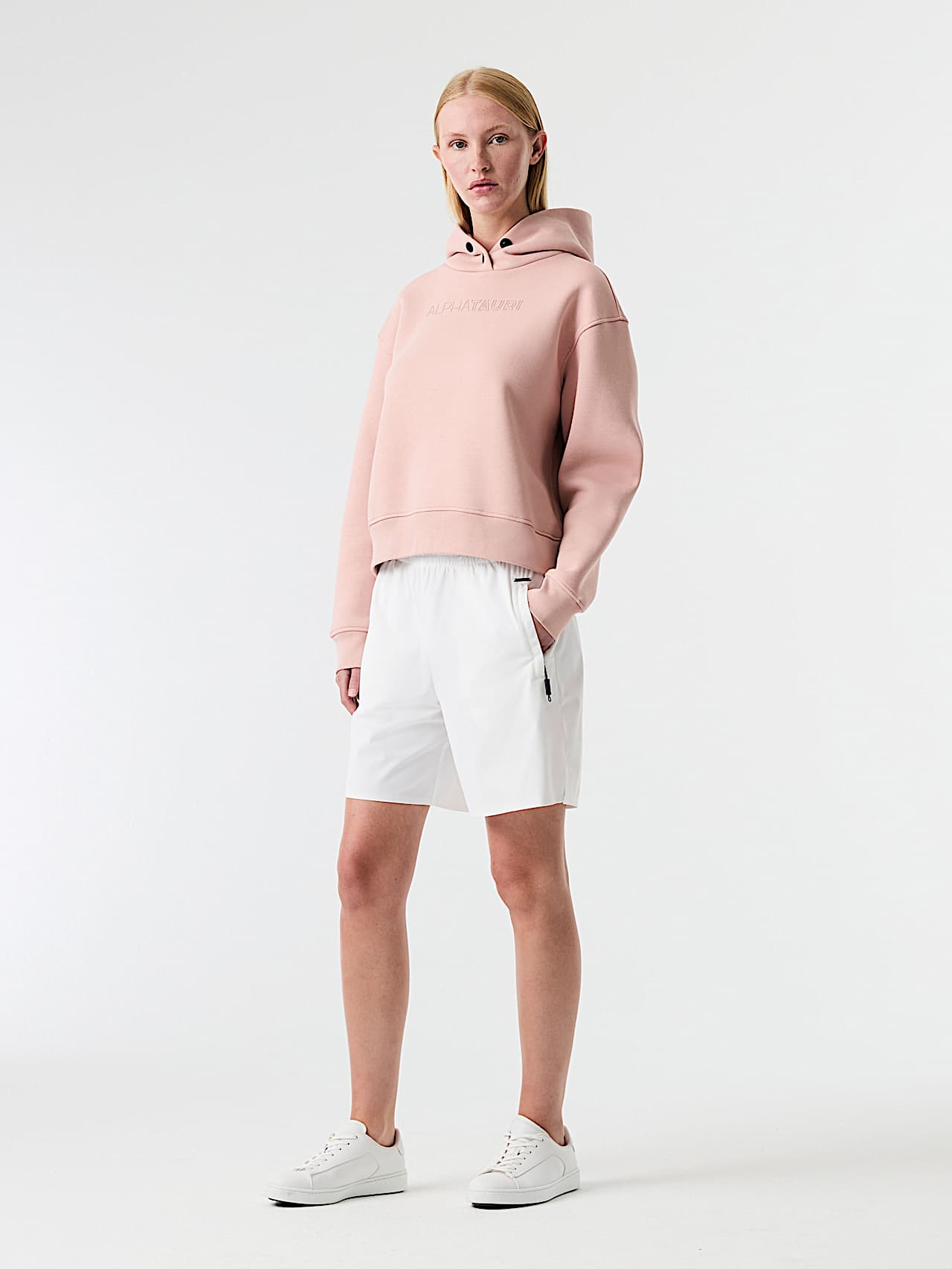 AlphaTauri | SERA V2.Y8.02 | Felpa con logo esclusivo in Misty Pink for Donna