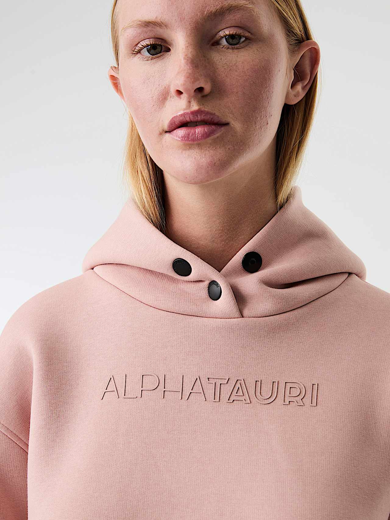 AlphaTauri | SERA V2.Y8.02 | Felpa con logo esclusivo in Misty Pink for Donna
