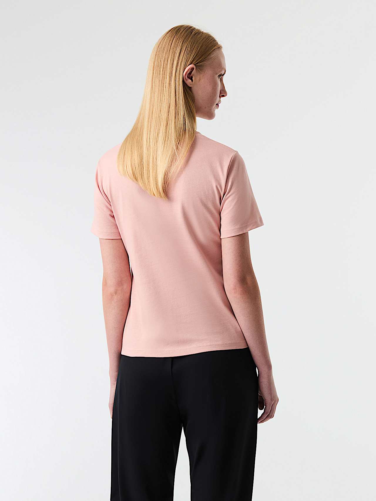 AlphaTauri | JERU V4.Y8.02 | Signature Logo Cotton T-Shirt in Misty Pink for Women