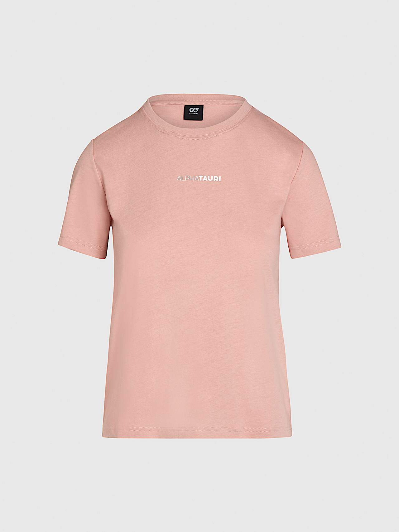 AlphaTauri | JERU V4.Y8.02 | Signature Logo Cotton T-Shirt in Misty Pink for Women