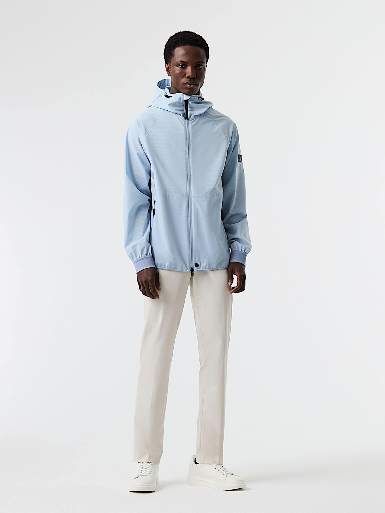 AlphaTauri | OTENT V1.Y9.01 | Lightweight Airflow Jacket in Fog Blue for Men