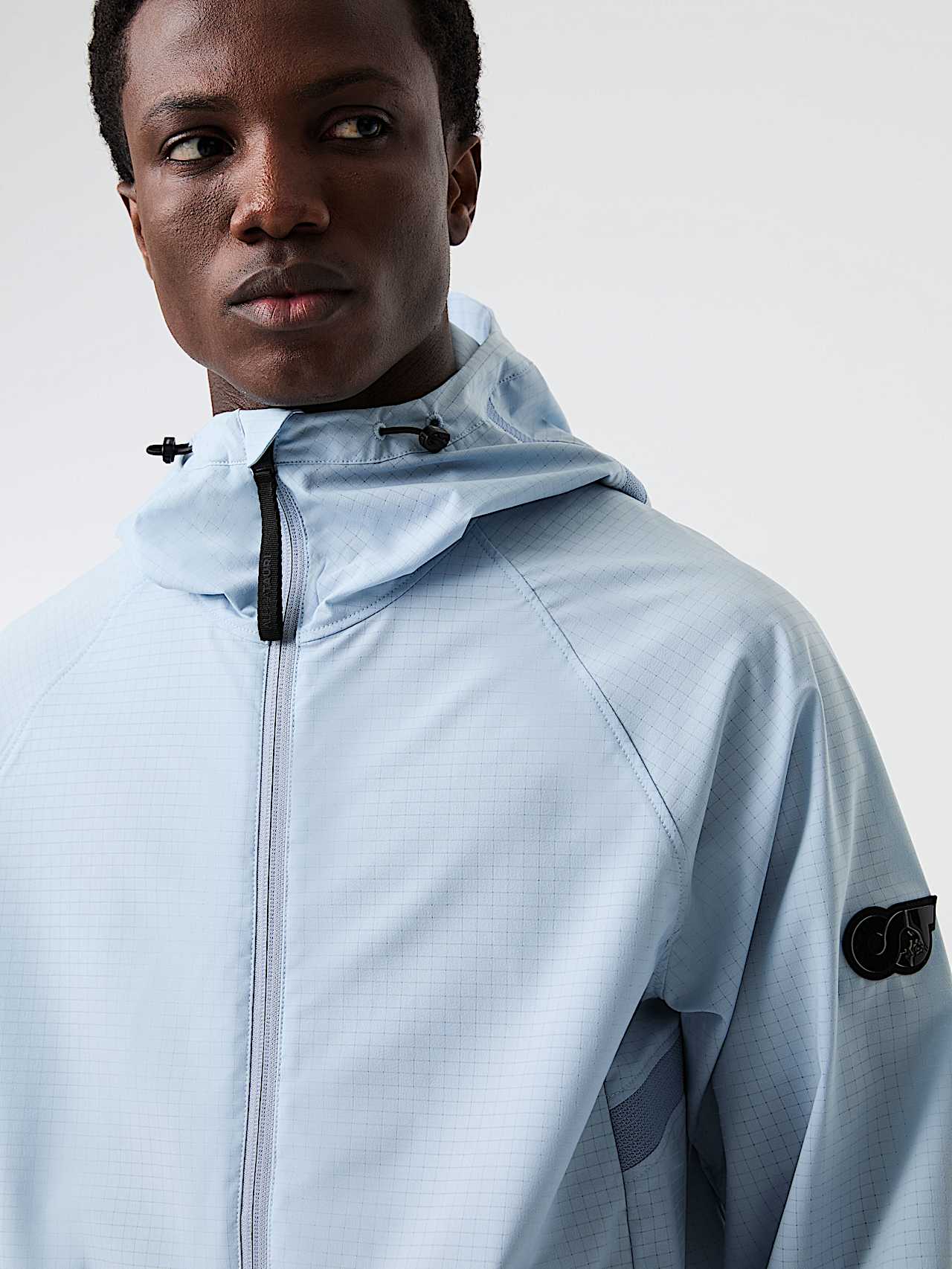 AlphaTauri | OTENT V1.Y9.01 | Lightweight Airflow Jacket in Fog Blue for Men