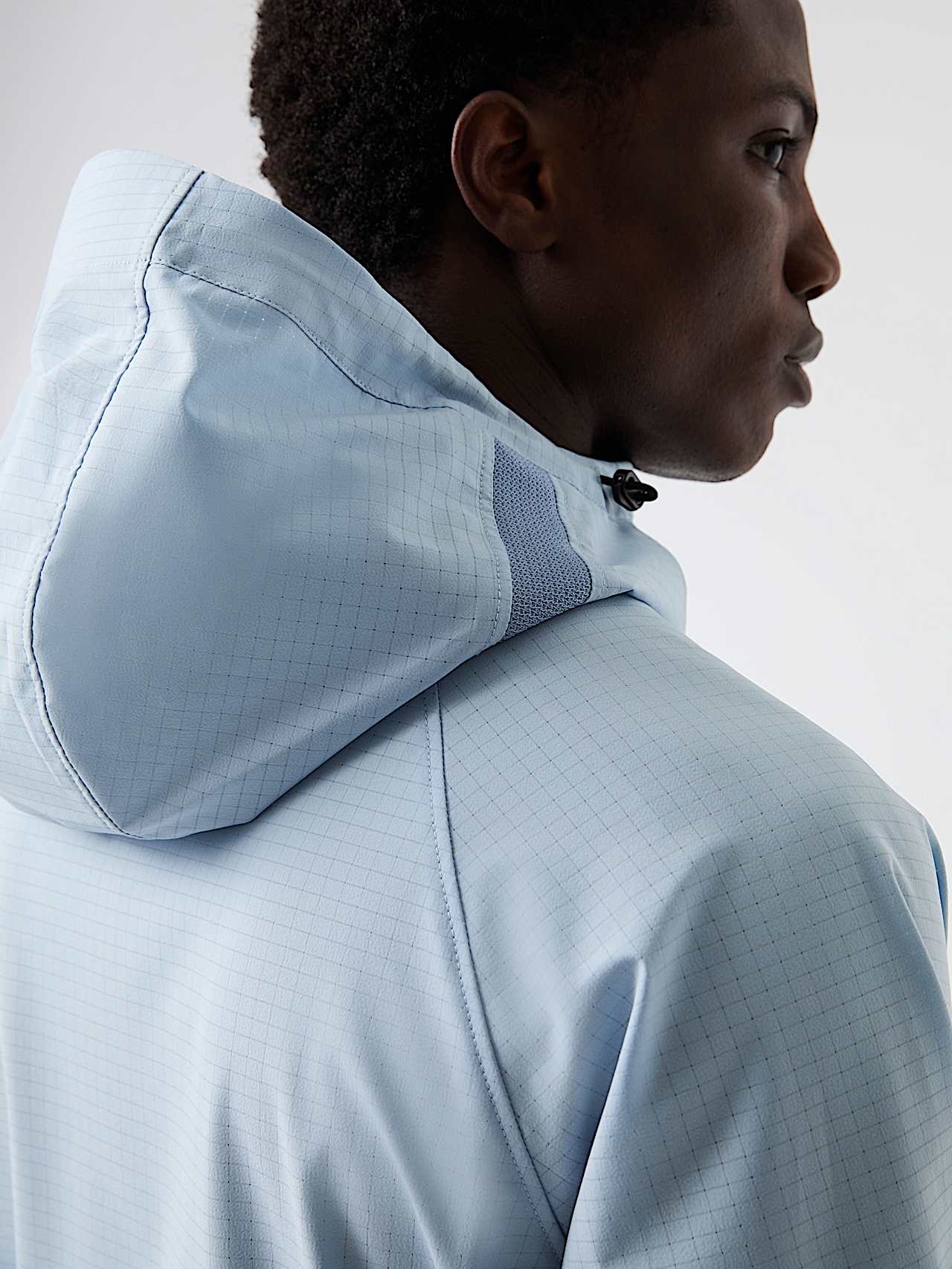 AlphaTauri | OTENT V1.Y9.01 | Lightweight Airflow Jacket in Fog Blue for Men