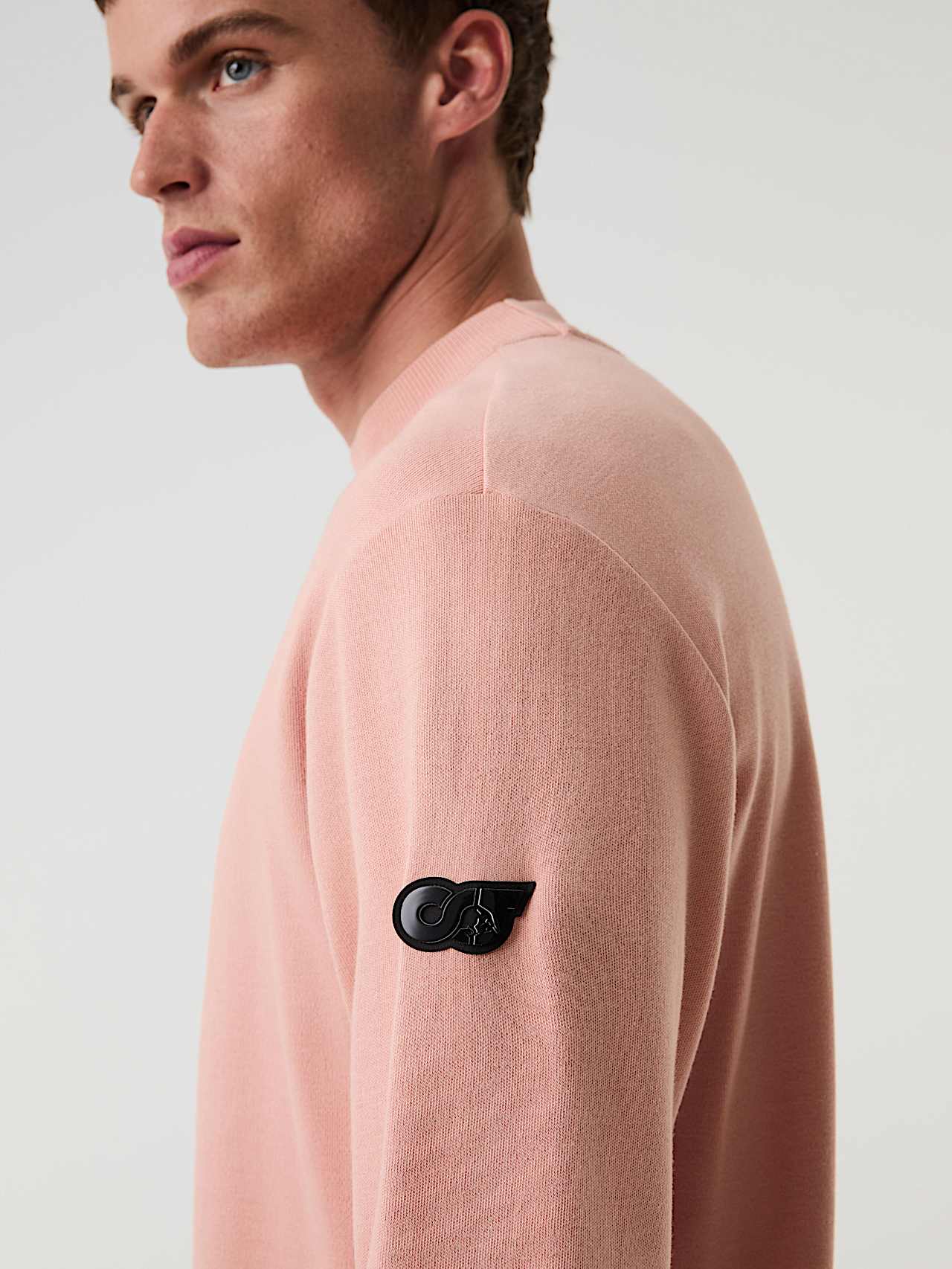 AlphaTauri | SAAMI V1.Y9.01 | Sweatshirt aus Baumwolle mit Interlock-Struktur in Misty Pink für Herren AlphaTauri | SAAMI V1.Y9.01 | Sweatshirt aus Baumwolle mit Interlock-Struktur in Misty Pink für Herren