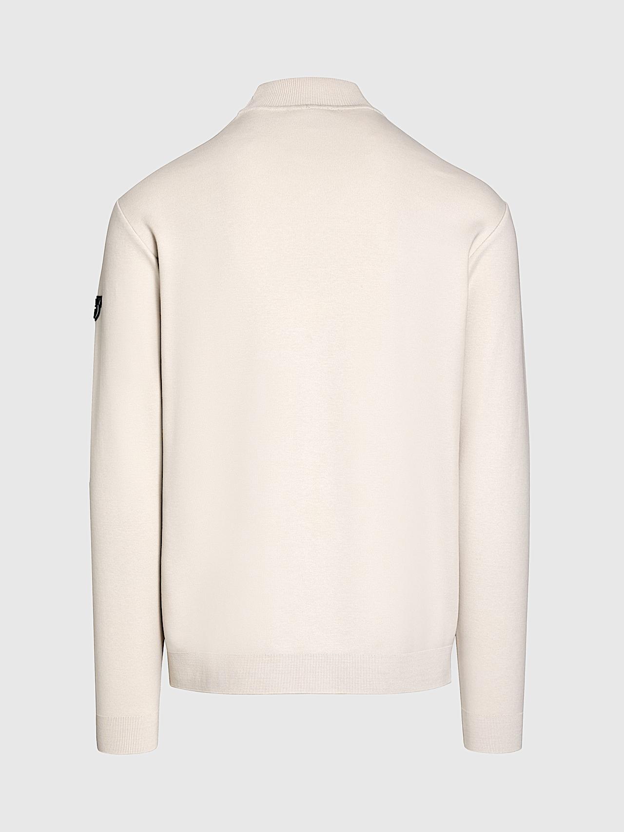 AlphaTauri | SAAMI V1.Y9.01 | Sweatshirt aus Baumwolle mit Interlock-Struktur in Stone für Herren AlphaTauri | SAAMI V1.Y9.01 | Sweatshirt aus Baumwolle mit Interlock-Struktur in Stone für Herren