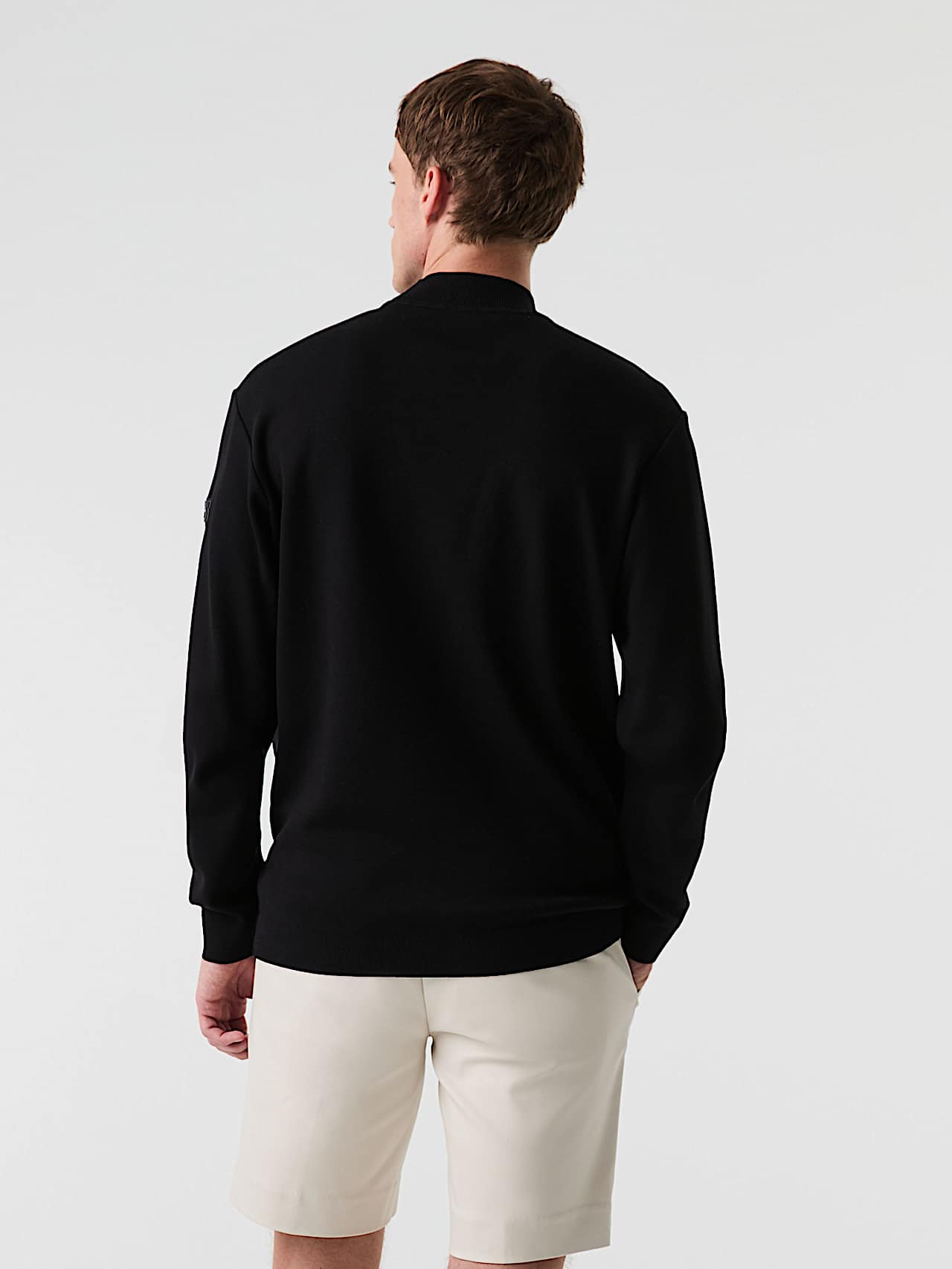 AlphaTauri | SAAMI V1.Y9.01 | Sweatshirt aus Baumwolle mit Interlock-Struktur in Schwarz für Herren AlphaTauri | SAAMI V1.Y9.01 | Sweatshirt aus Baumwolle mit Interlock-Struktur in Schwarz für Herren