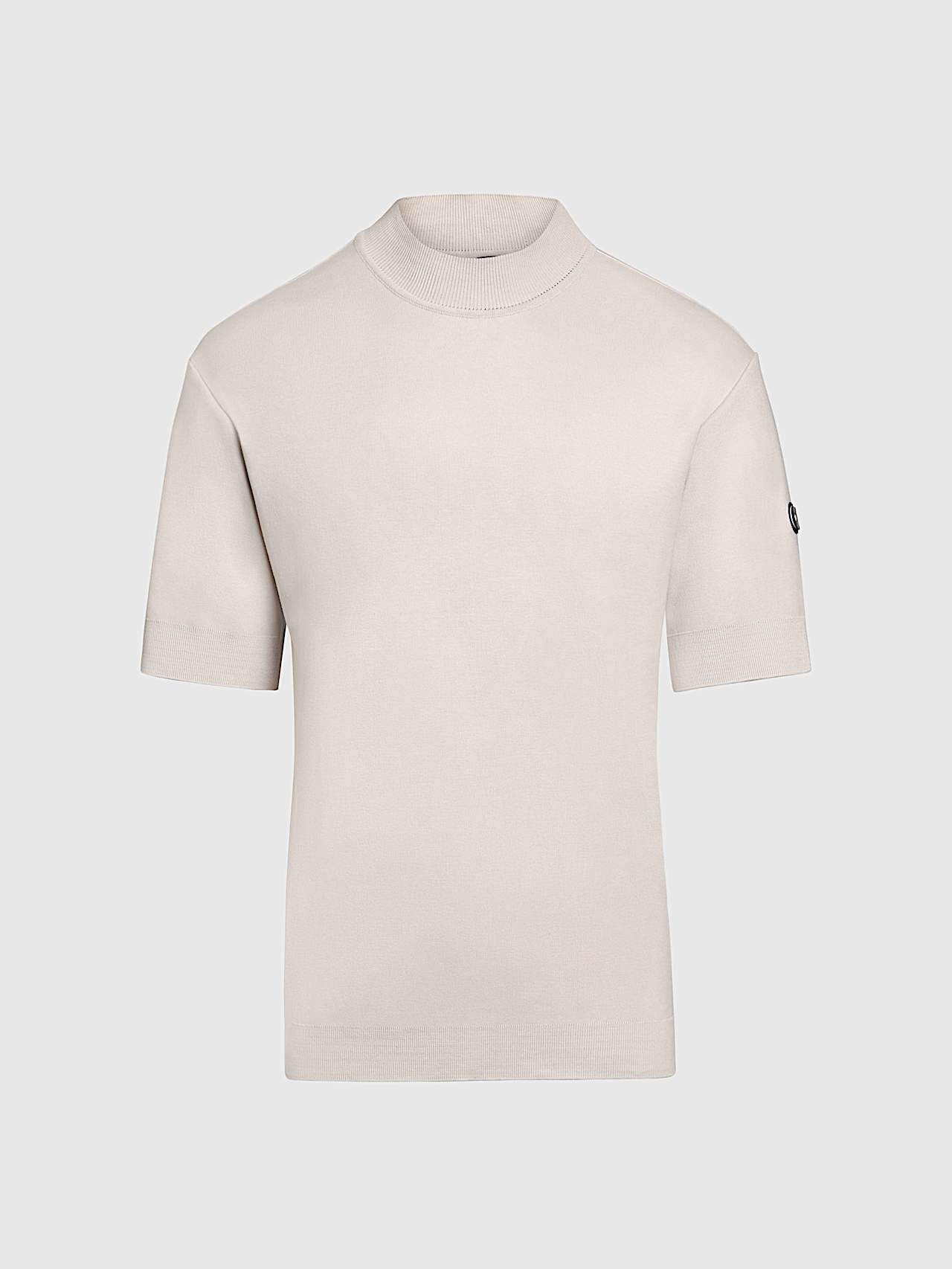 AlphaTauri | SAAMO V1.Y9.01 | T-Shirt aus Baumwolle mit Interlock-Struktur in Stone für Herren AlphaTauri | SAAMO V1.Y9.01 | T-Shirt aus Baumwolle mit Interlock-Struktur in Stone für Herren