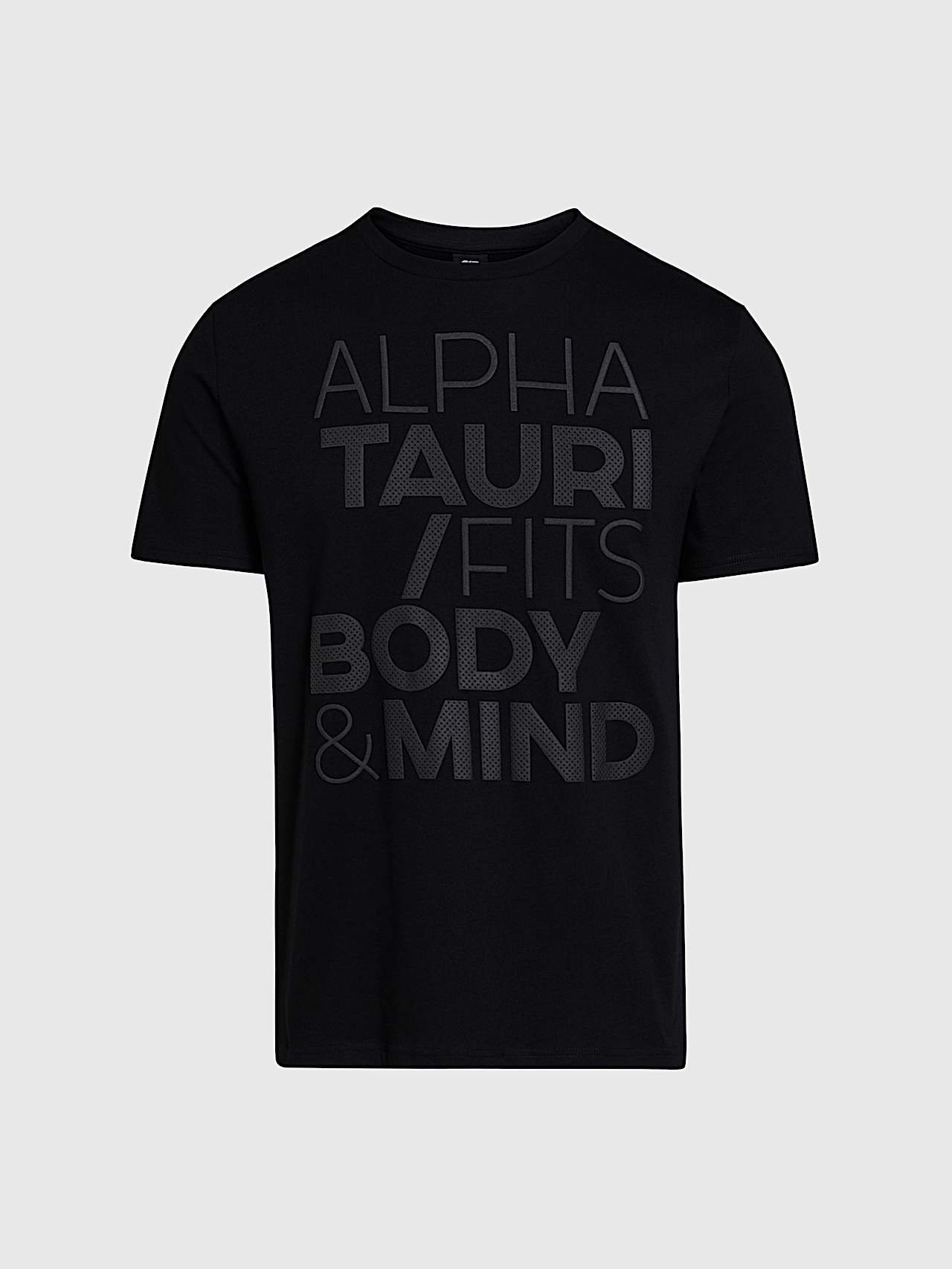 AlphaTauri | JUMMI V1.Y9.01 | T-Shirt aus Bio-Baumwolle mit Logo in Schwarz für Herren AlphaTauri | JUMMI V1.Y9.01 | T-Shirt aus Bio-Baumwolle mit Logo in Schwarz für Herren