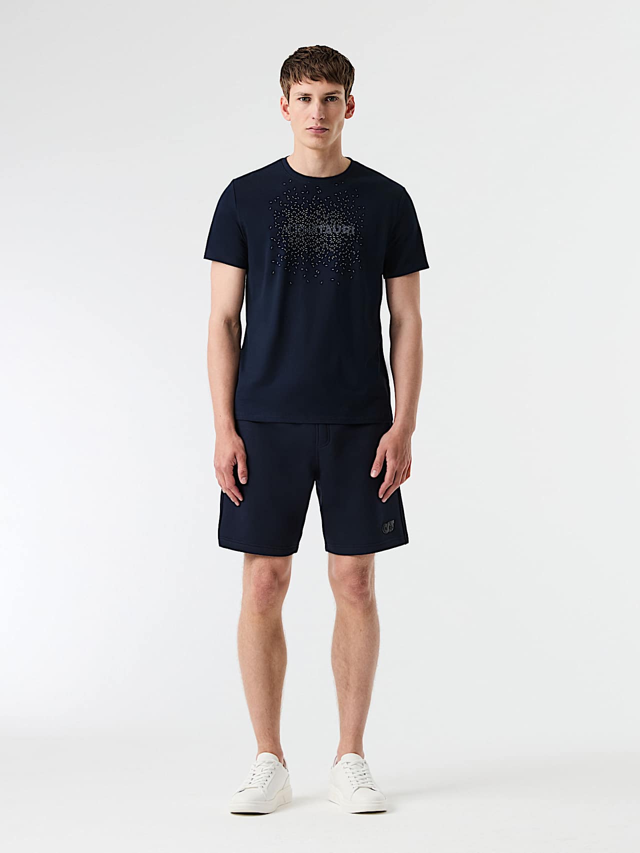 AlphaTauri | JUMMO V1.Y9.01 | Camiseta con logotipo reflectante in Azul Marino for Hombre