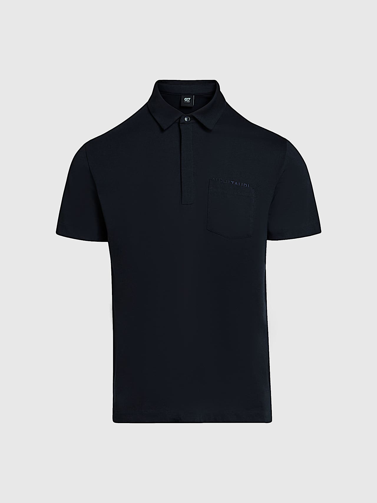 AlphaTauri | JOMAR V1.Y9.01 | Polo en coton Supima in Noir for Homme AlphaTauri | JOMAR V1.Y9.01 | Polo en coton Supima in Noir for Homme