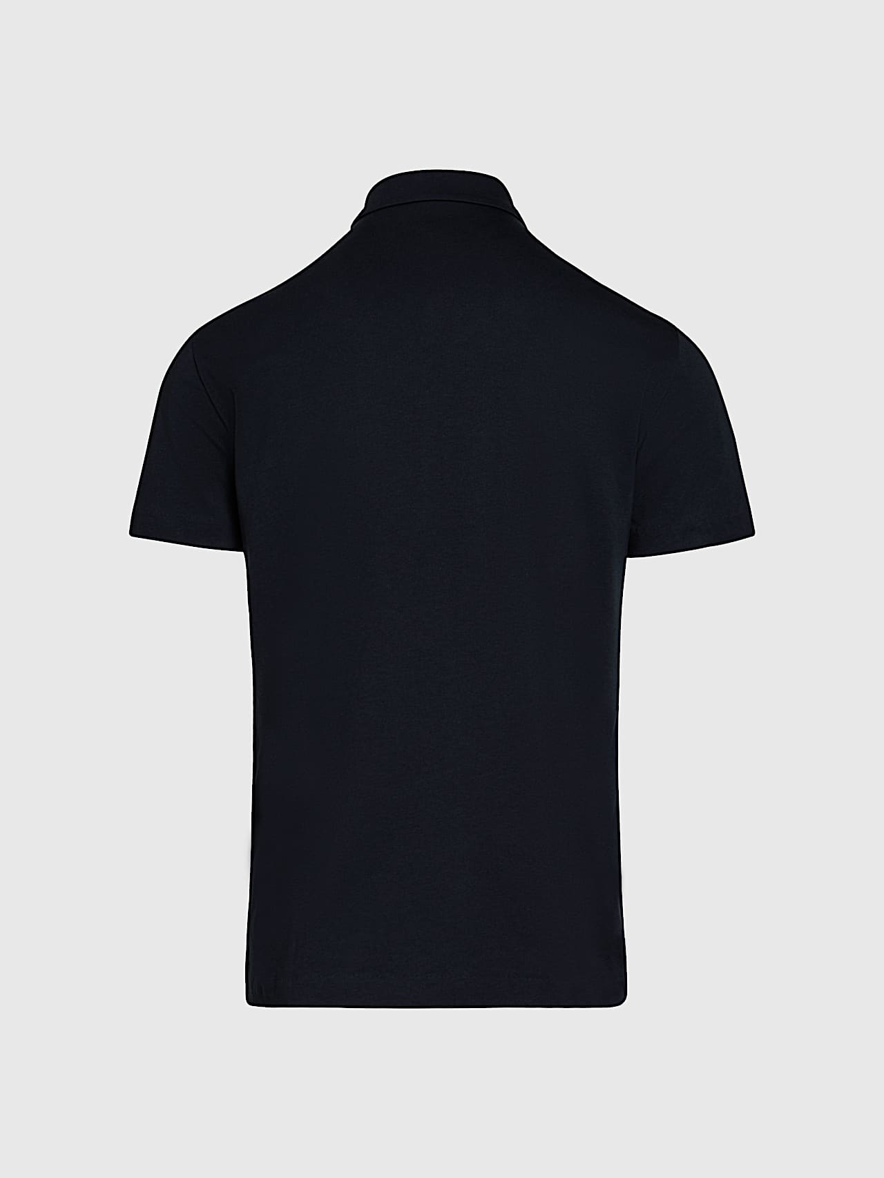 AlphaTauri | JOMAR V1.Y9.01 | Polo en coton Supima in Noir for Homme AlphaTauri | JOMAR V1.Y9.01 | Polo en coton Supima in Noir for Homme