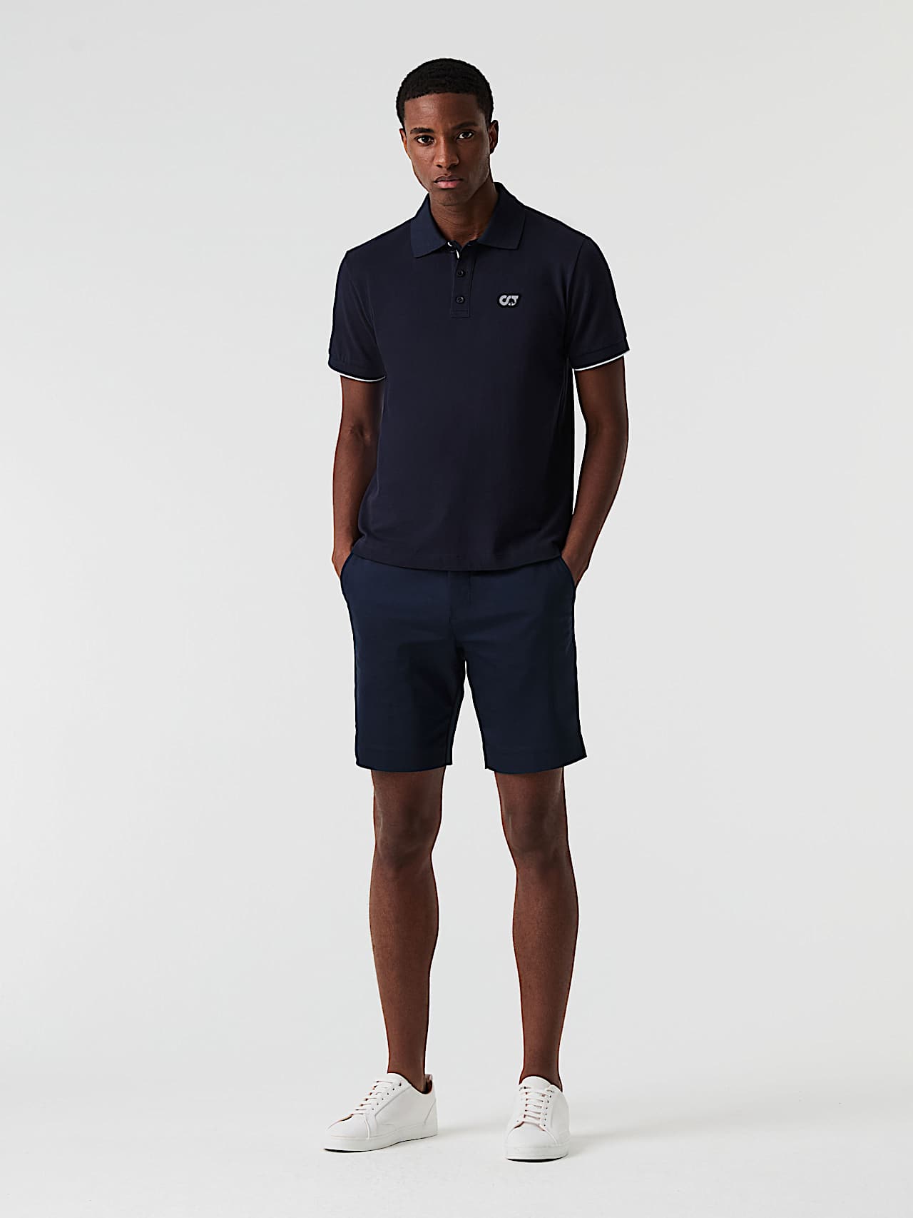 AlphaTauri | JUNX V2.Y9.01 | Piqué-Poloshirt in Navy für Herren AlphaTauri | JUNX V2.Y9.01 | Piqué-Poloshirt in Navy für Herren