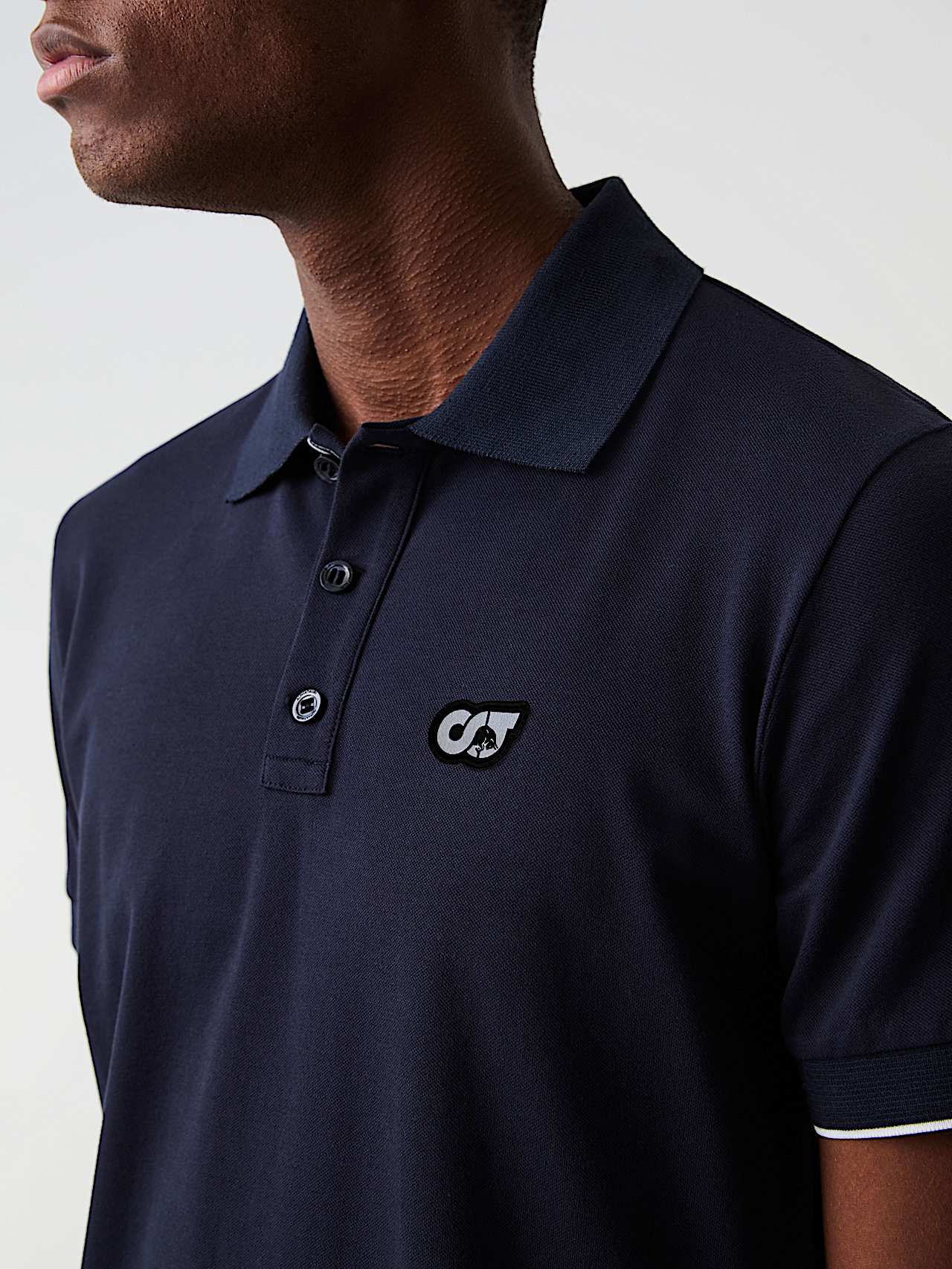 AlphaTauri | JUNX V2.Y9.01 | Piqué-Poloshirt in Navy für Herren AlphaTauri | JUNX V2.Y9.01 | Piqué-Poloshirt in Navy für Herren