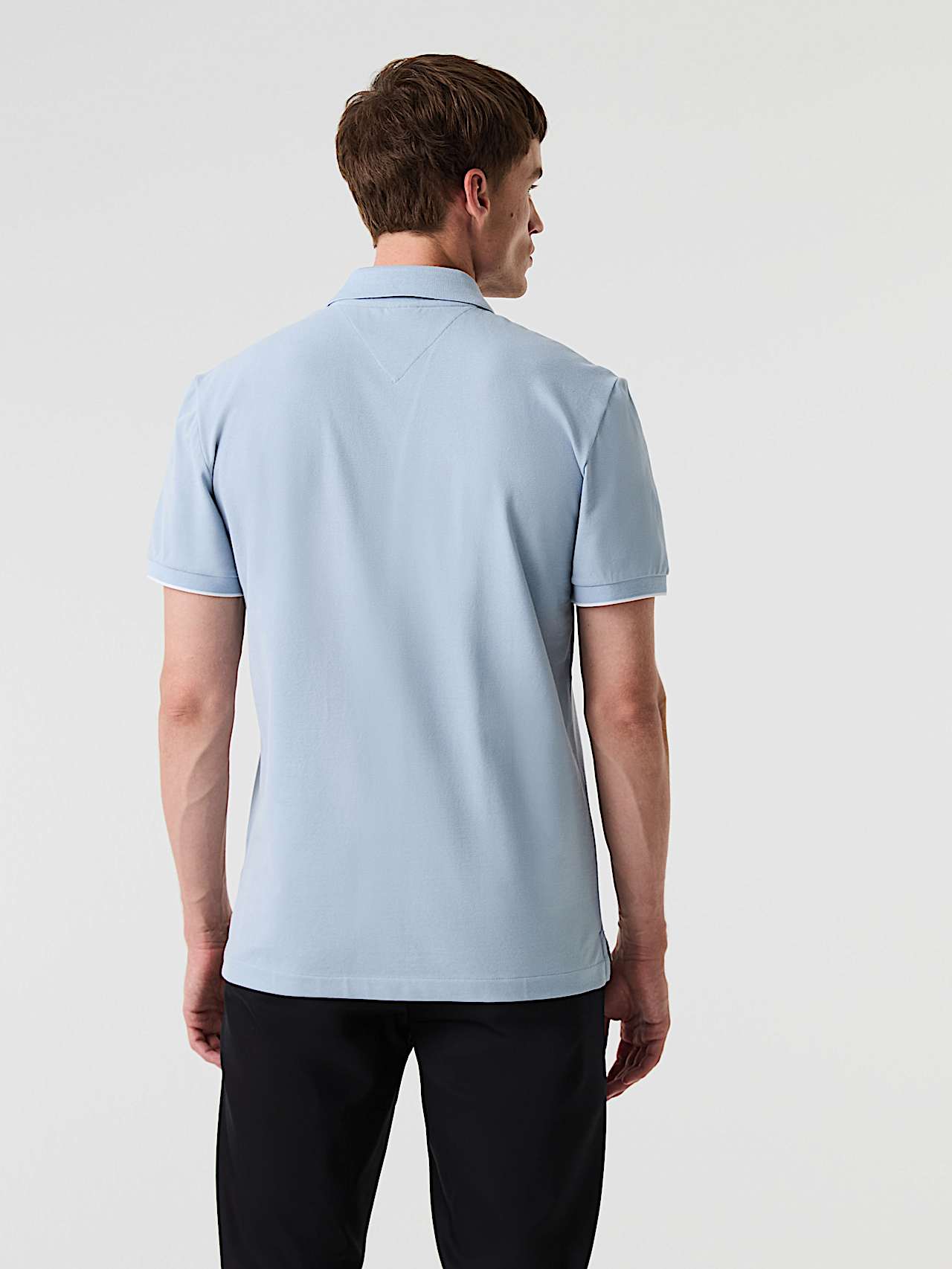 AlphaTauri | JUNX V2.Y9.01 | Piqué-Poloshirt in Fog Blue für Herren AlphaTauri | JUNX V2.Y9.01 | Piqué-Poloshirt in Fog Blue für Herren