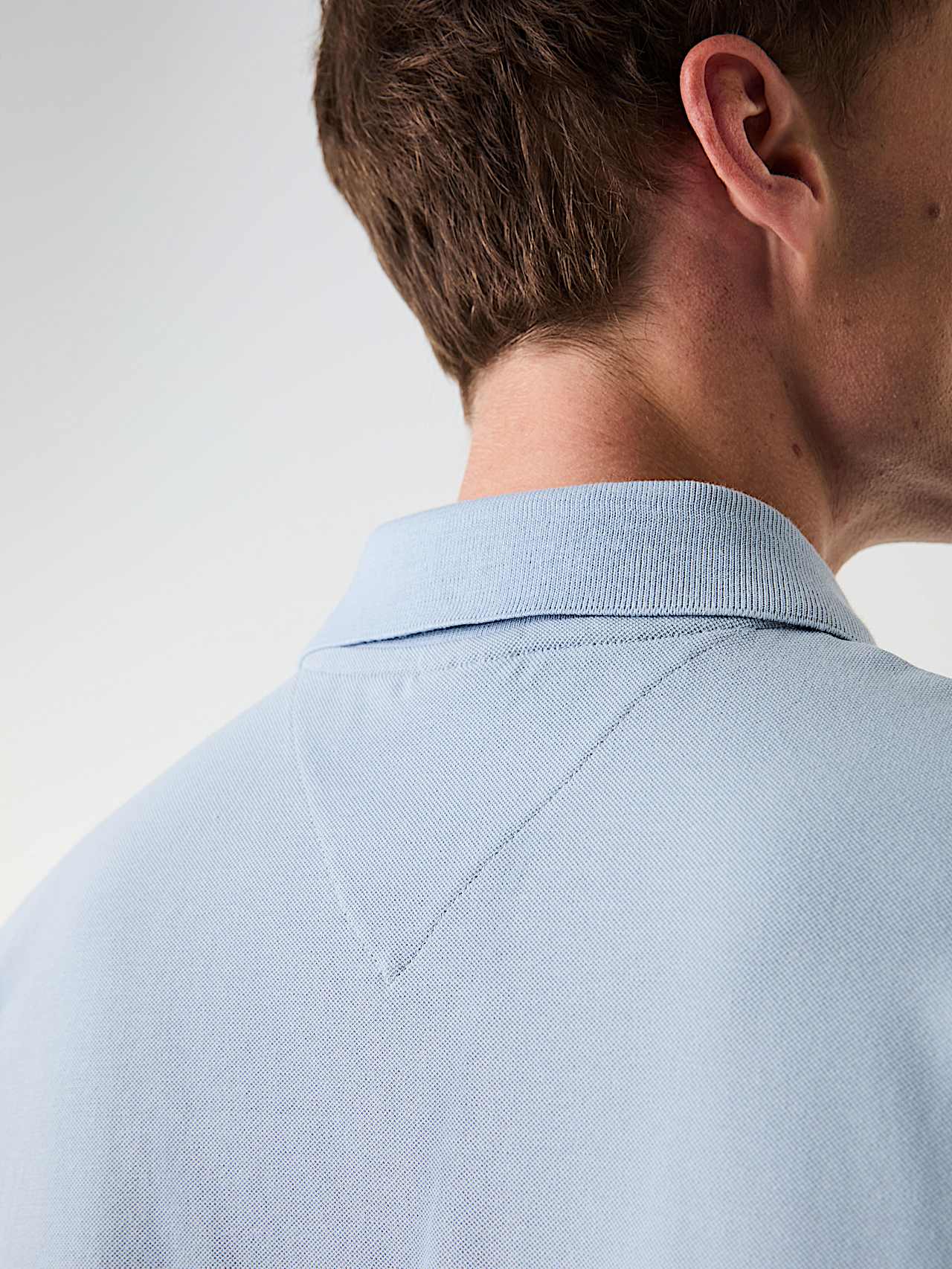 AlphaTauri | JUNX V2.Y9.01 | Piqué-Poloshirt in Fog Blue für Herren AlphaTauri | JUNX V2.Y9.01 | Piqué-Poloshirt in Fog Blue für Herren