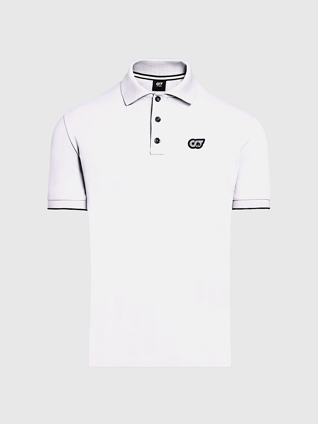 AlphaTauri | JUNX V2.Y9.01 | Piqué-Poloshirt in Weiß für Herren AlphaTauri | JUNX V2.Y9.01 | Piqué-Poloshirt in Weiß für Herren