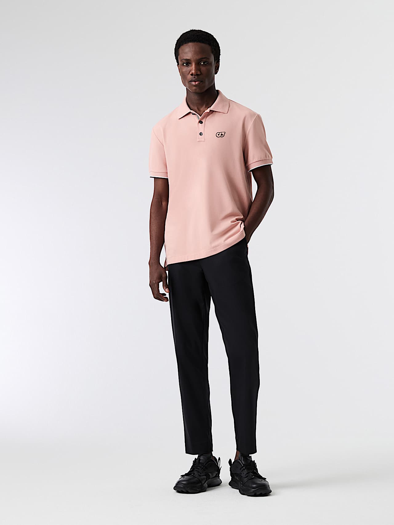 AlphaTauri | JUNX V2.Y9.01 | Piqué-Poloshirt in Misty Pink für Herren AlphaTauri | JUNX V2.Y9.01 | Piqué-Poloshirt in Misty Pink für Herren