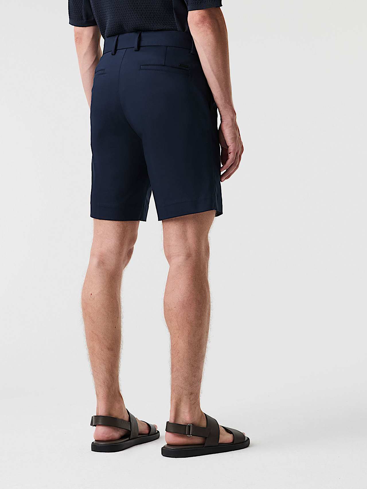 AlphaTauri | PELSH V1.Y9.01 | Stretch Cotton Shorts in Navy for Men