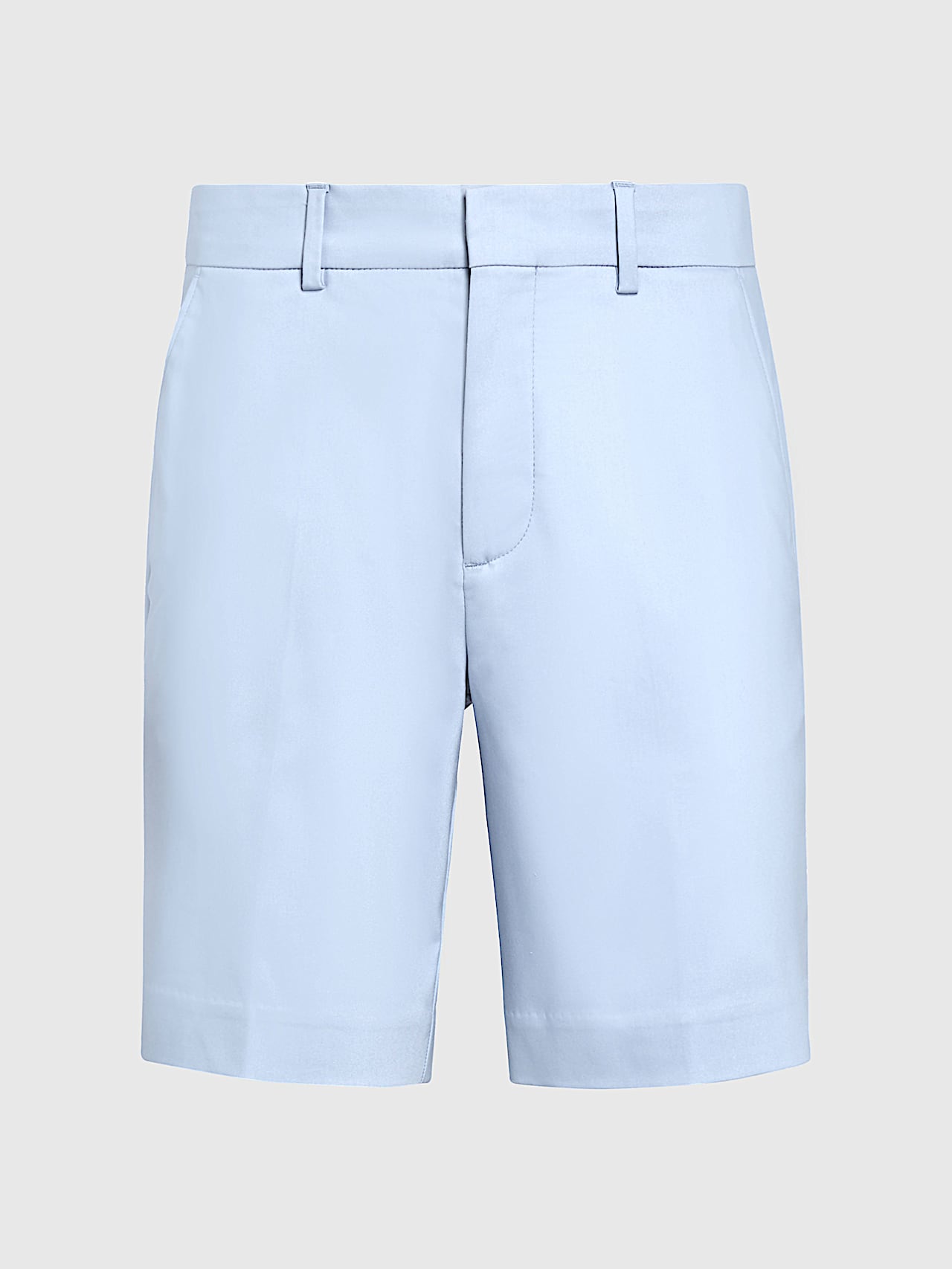 AlphaTauri | PELSH V1.Y9.01 | Stretch Cotton Shorts in Fog Blue for Men