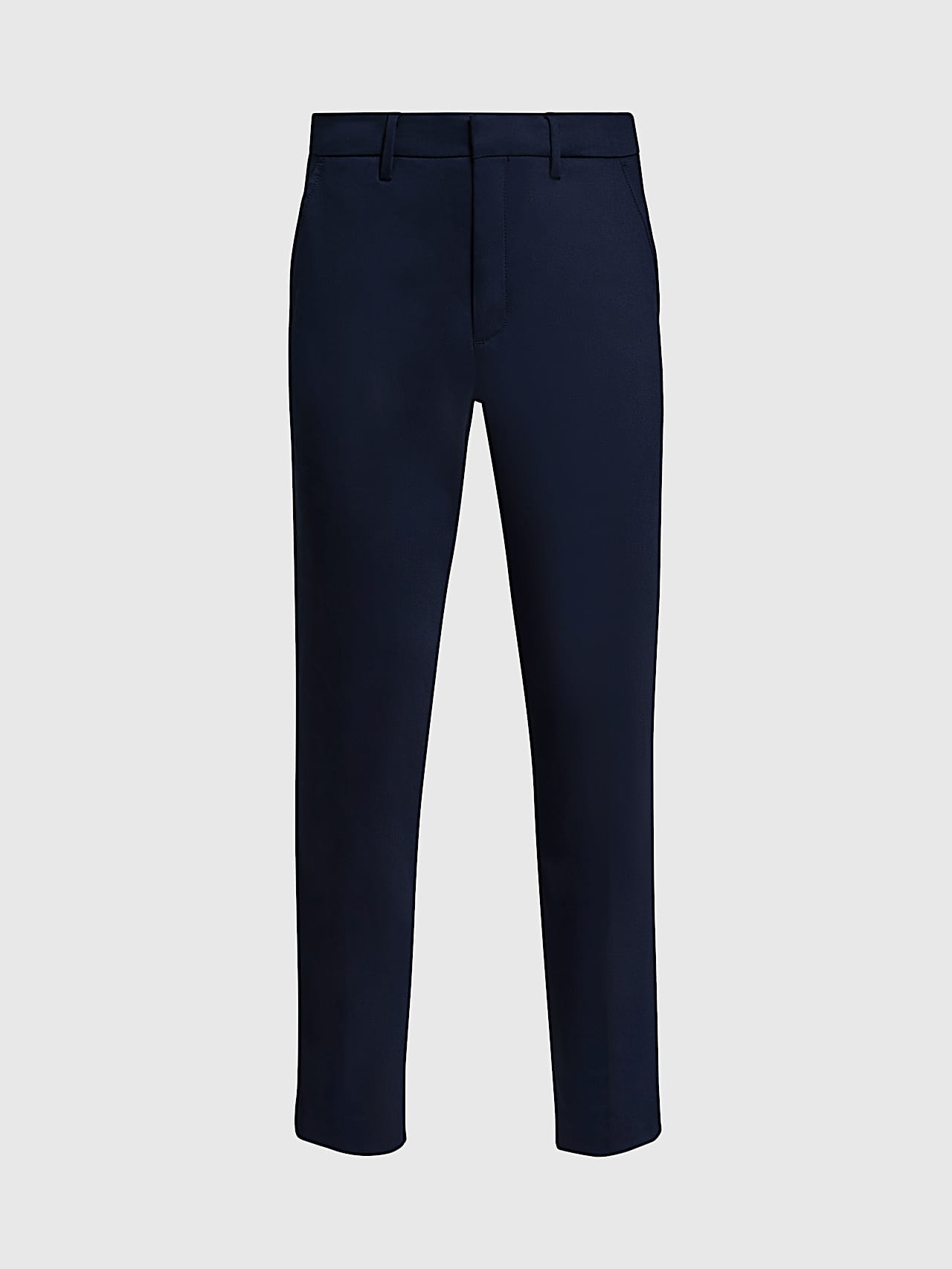 AlphaTauri | PADEN V2.Y9.01 | Pleated Stretch Cotton Pants in Navy for Men AlphaTauri | PADEN V2.Y9.01 | Pleated Stretch Cotton Pants in Navy for Men
