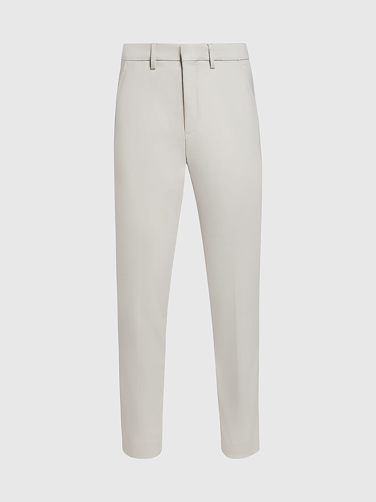 AlphaTauri | PADEN V2.Y9.01 | Plissierte Stretch-Baumwollhose in Stone für Herren AlphaTauri | PADEN V2.Y9.01 | Plissierte Stretch-Baumwollhose in Stone für Herren