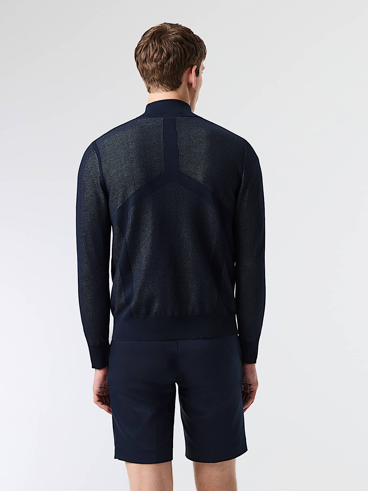 AlphaTauri | FAWAN V1.Y9.01 | Strickjacke aus Baumwolle und Lyocell in Navy für Herren AlphaTauri | FAWAN V1.Y9.01 | Strickjacke aus Baumwolle und Lyocell in Navy für Herren