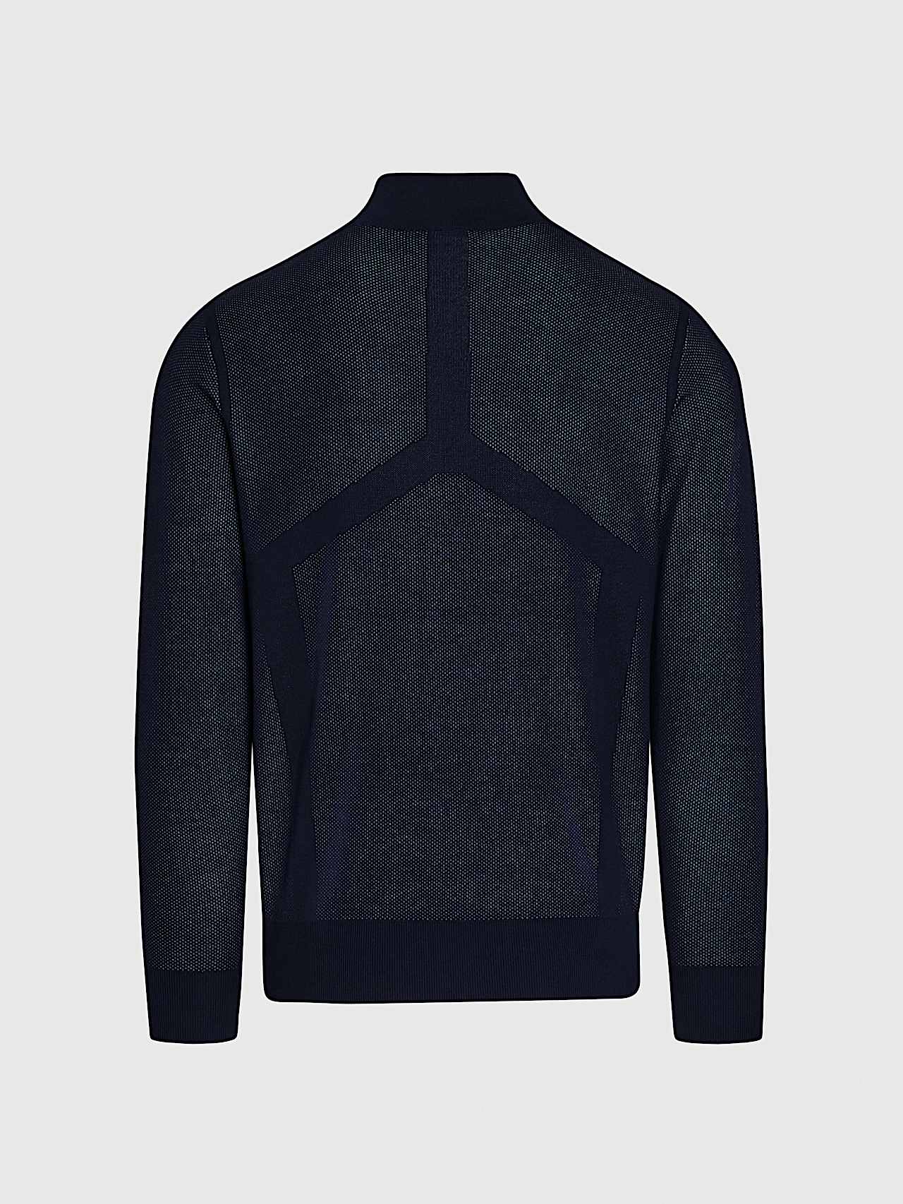 AlphaTauri | FAWAN V1.Y9.01 | Strickjacke aus Baumwolle und Lyocell in Navy für Herren AlphaTauri | FAWAN V1.Y9.01 | Strickjacke aus Baumwolle und Lyocell in Navy für Herren
