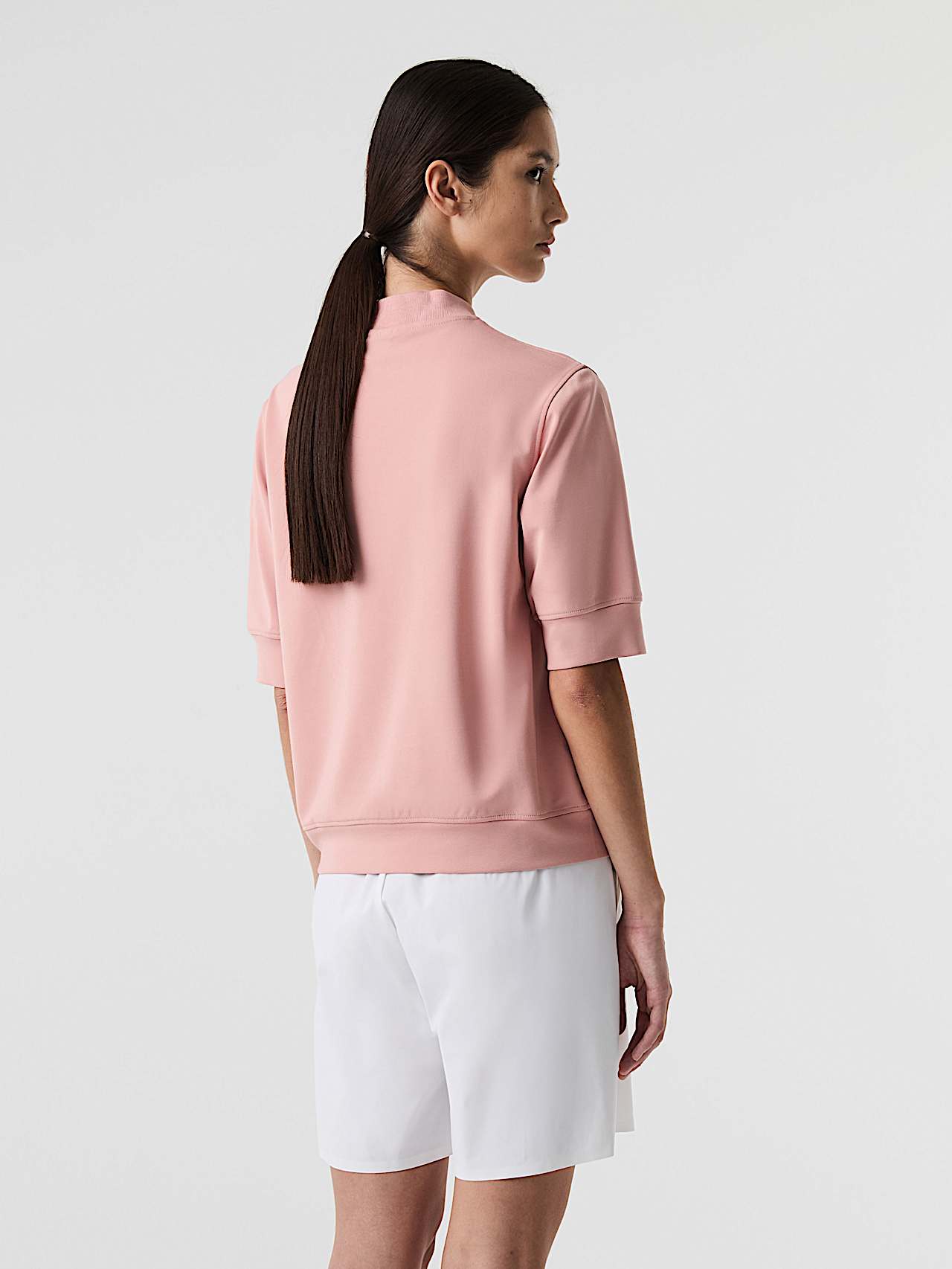 AlphaTauri | SUREA V1.Y9.01 | Felpa con maniche a 3/4 in Pink Mist for Donna AlphaTauri | SUREA V1.Y9.01 | Felpa con maniche a 3/4 in Pink Mist for Donna