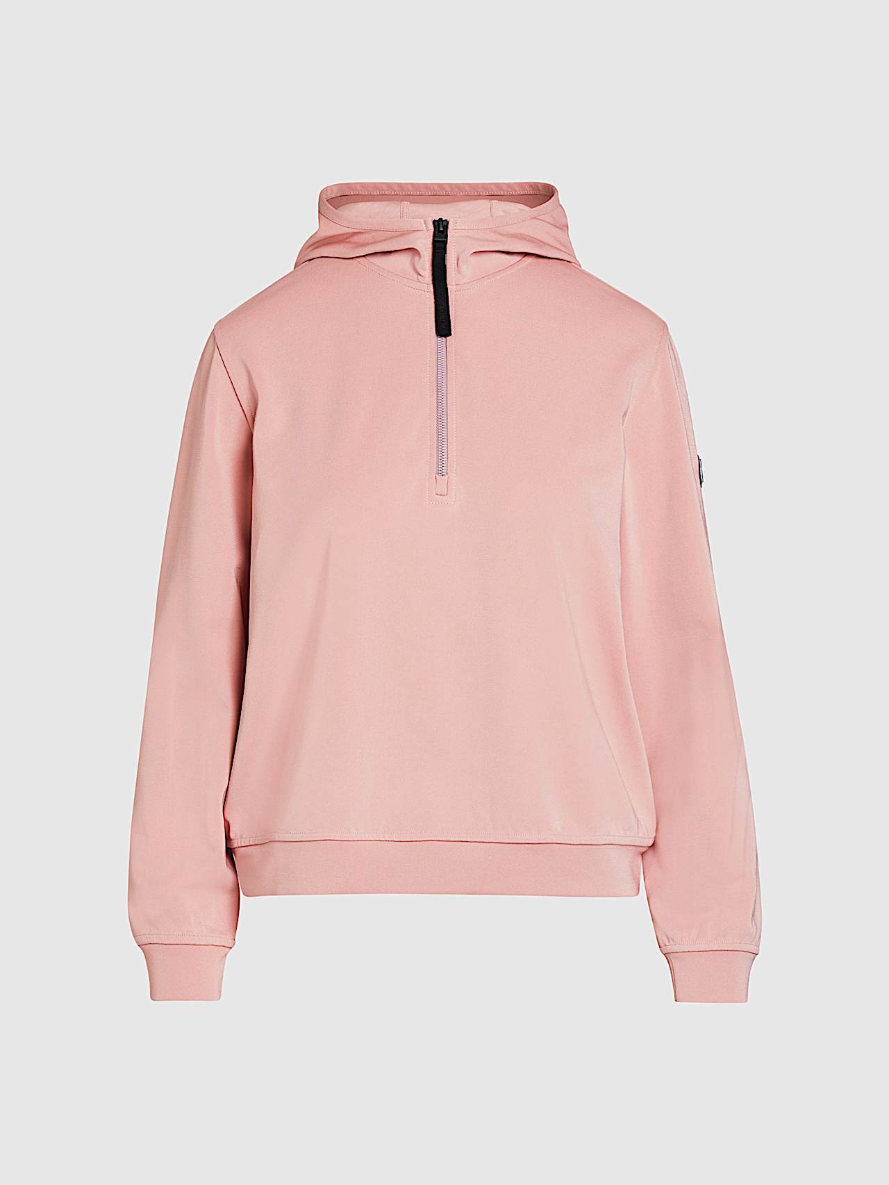 AlphaTauri | SVREO V1.Y9.01 | Hoodie mit halbem Reißverschluss in Misty Pink für Damen AlphaTauri | SVREO V1.Y9.01 | Hoodie mit halbem Reißverschluss in Misty Pink für Damen