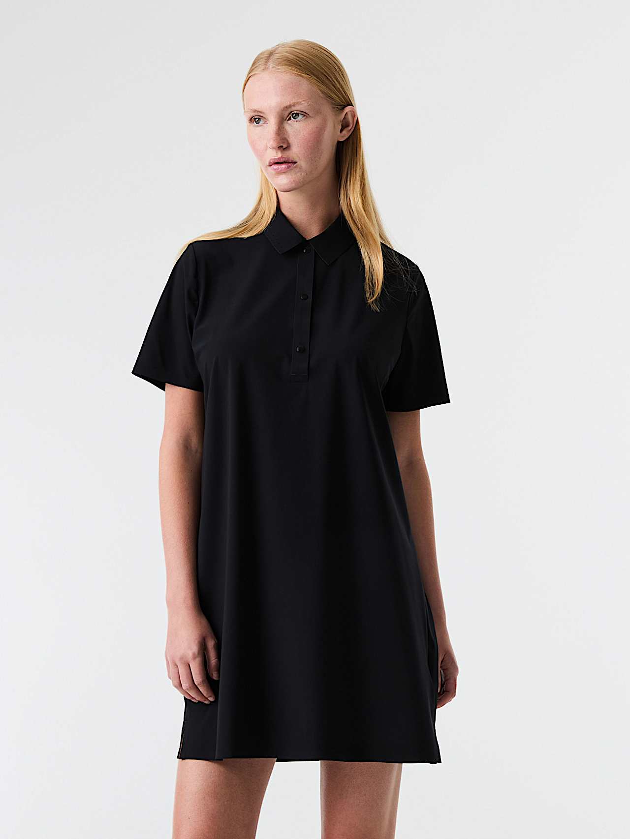 AlphaTauri | JANTOR V1.Y9.01 | Polokleid aus Power Stretch Jersey in Schwarz für Damen