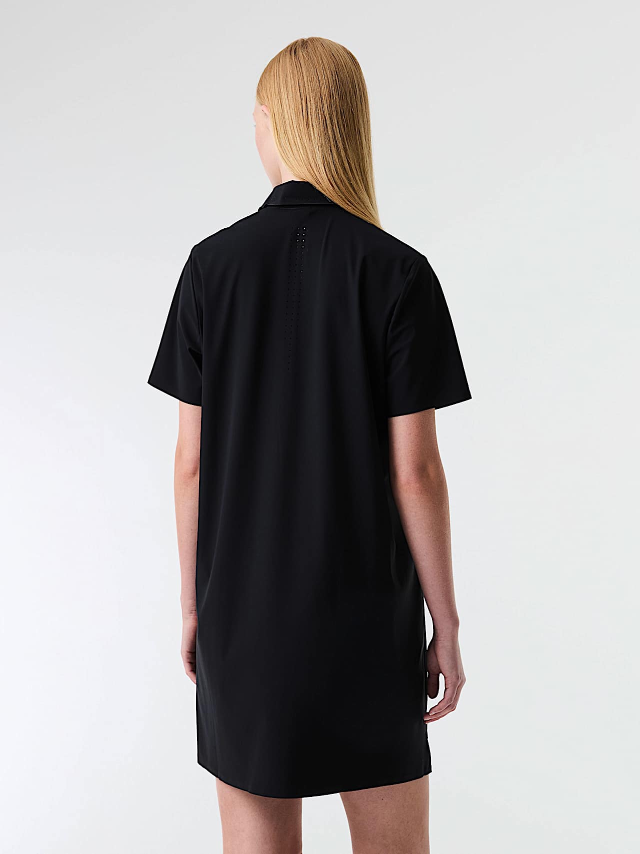AlphaTauri | JANTOR V1.Y9.01 | Polokleid aus Power Stretch Jersey in Schwarz für Damen