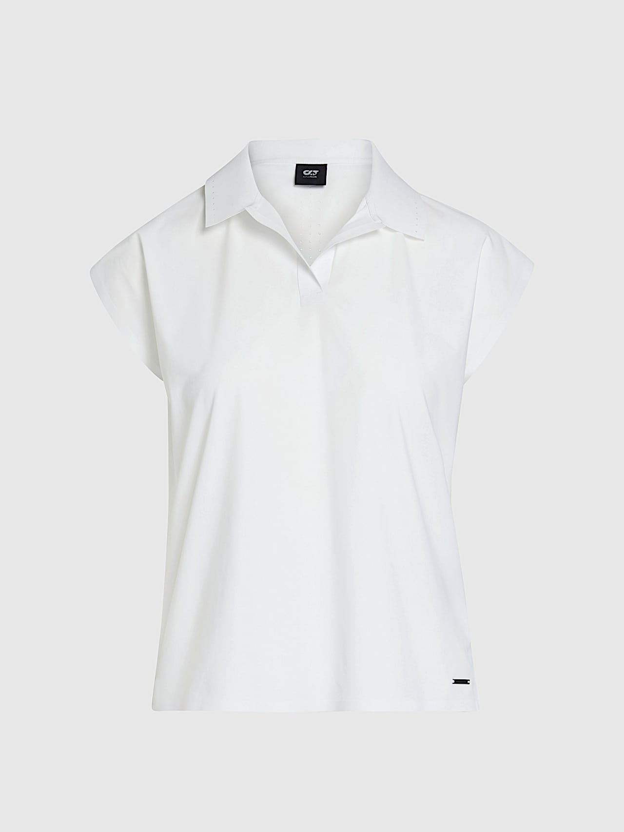 AlphaTauri | JEUWOL V1.Y9.01 | Polo en jersey Power Stretch in Blanc Cassé for Femme