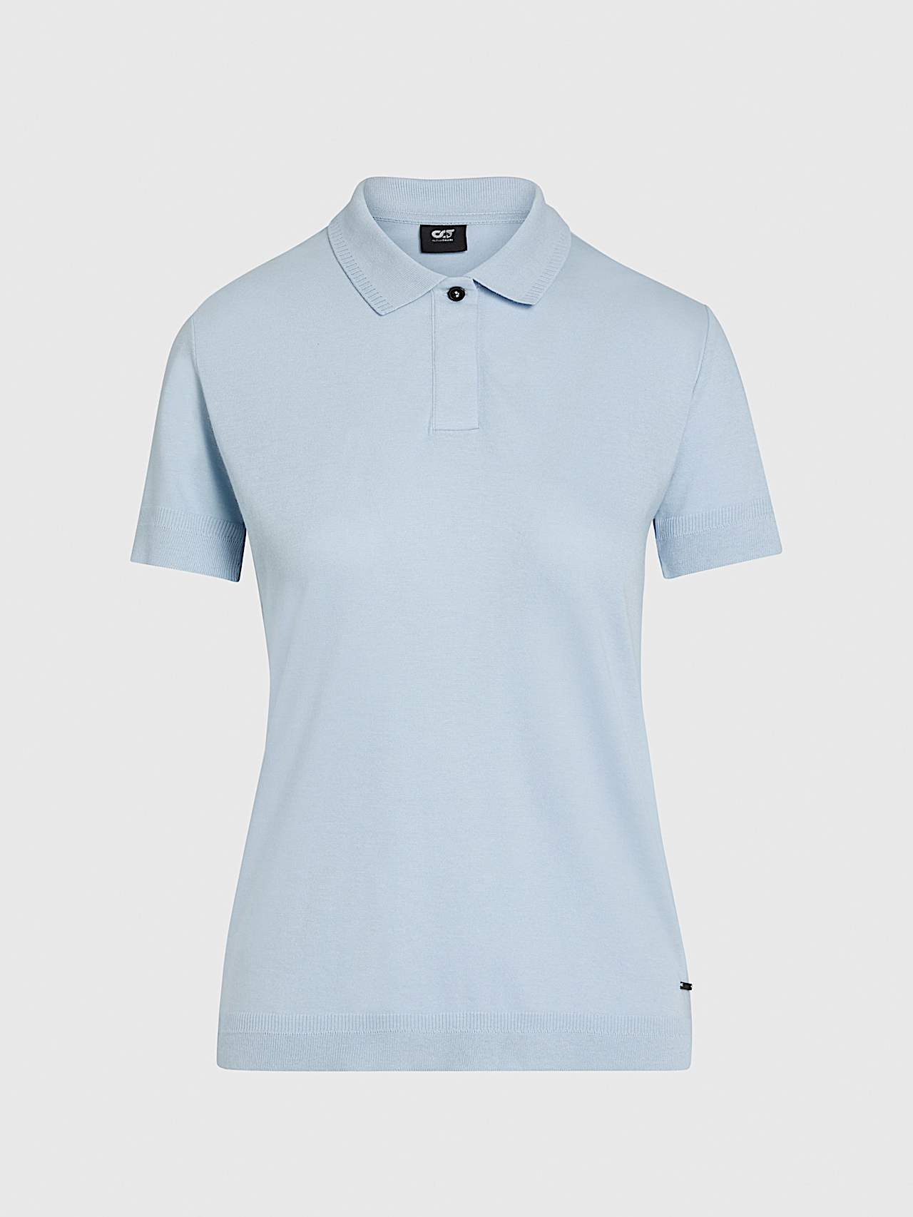 AlphaTauri | JOPNO V1.Y9.01 | Polo-Shirt in Fog Blue for Women AlphaTauri | JOPNO V1.Y9.01 | Polo-Shirt in Fog Blue for Women
