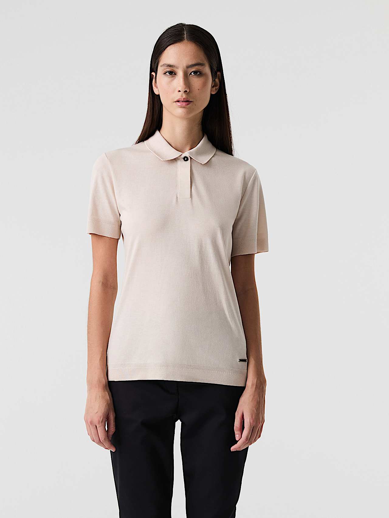 AlphaTauri | JOPNO V1.Y9.01 | Poloshirt in Stone für Damen AlphaTauri | JOPNO V1.Y9.01 | Poloshirt in Stone für Damen