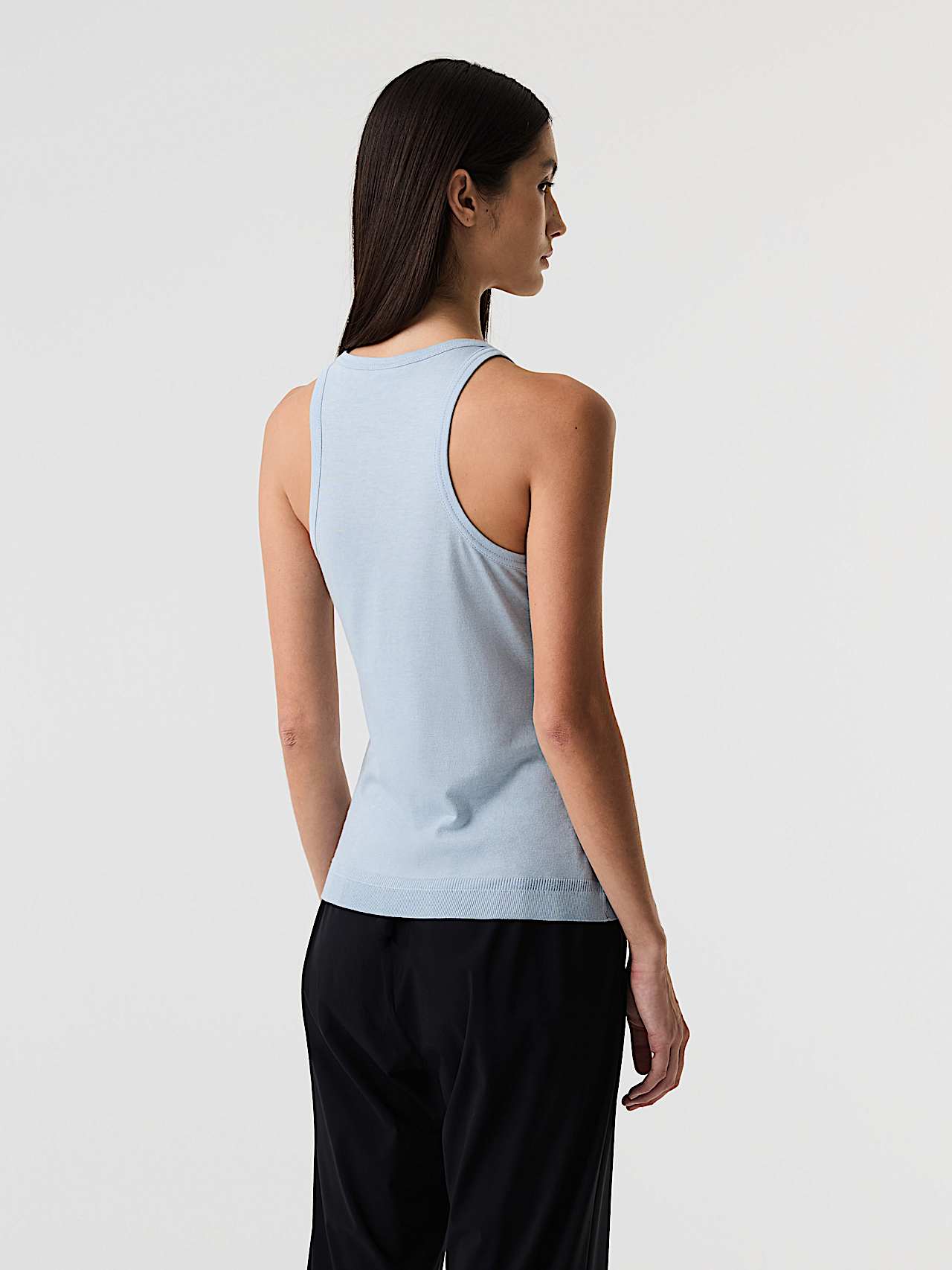 AlphaTauri | JOPAL V1.Y9.01 | Racer Tank Top in Fog Blue für Damen AlphaTauri | JOPAL V1.Y9.01 | Racer Tank Top in Fog Blue für Damen