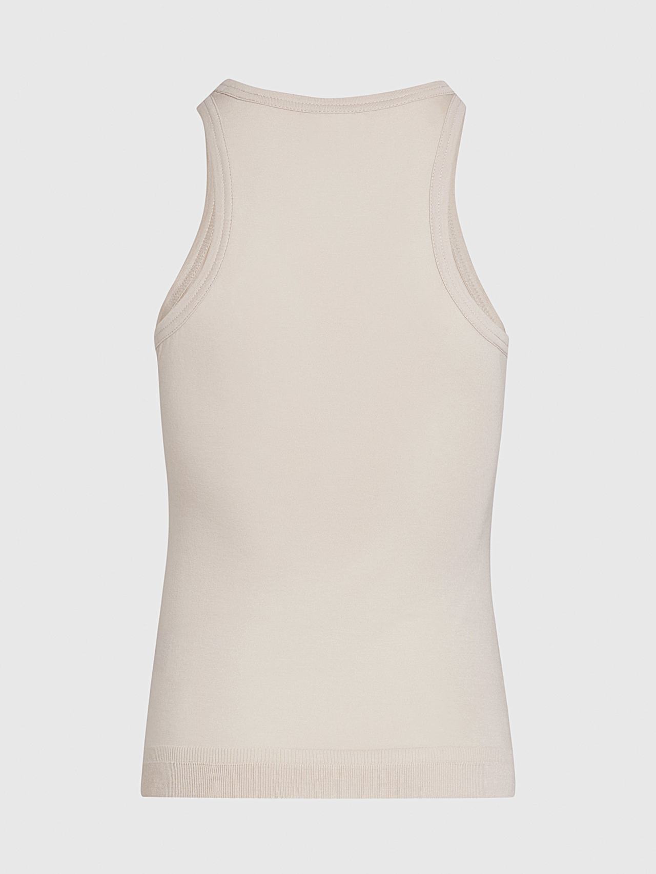 AlphaTauri | JOPAL V1.Y9.01 | Racer Tank Top in Stone für Damen AlphaTauri | JOPAL V1.Y9.01 | Racer Tank Top in Stone für Damen