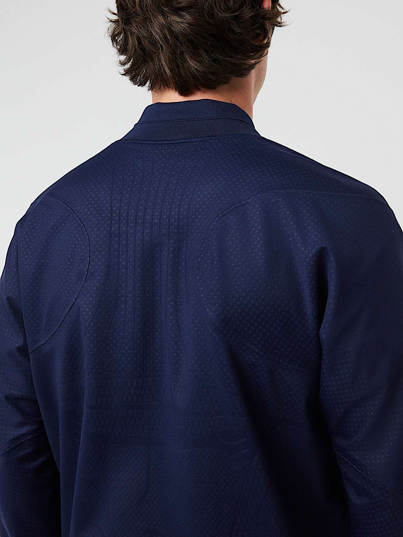 AlphaTauri | OPSTO V1.Y6.03 | Veste Warpknit en Taurobran® fabriquée en une seule pièce in Bleu Marine for Homme