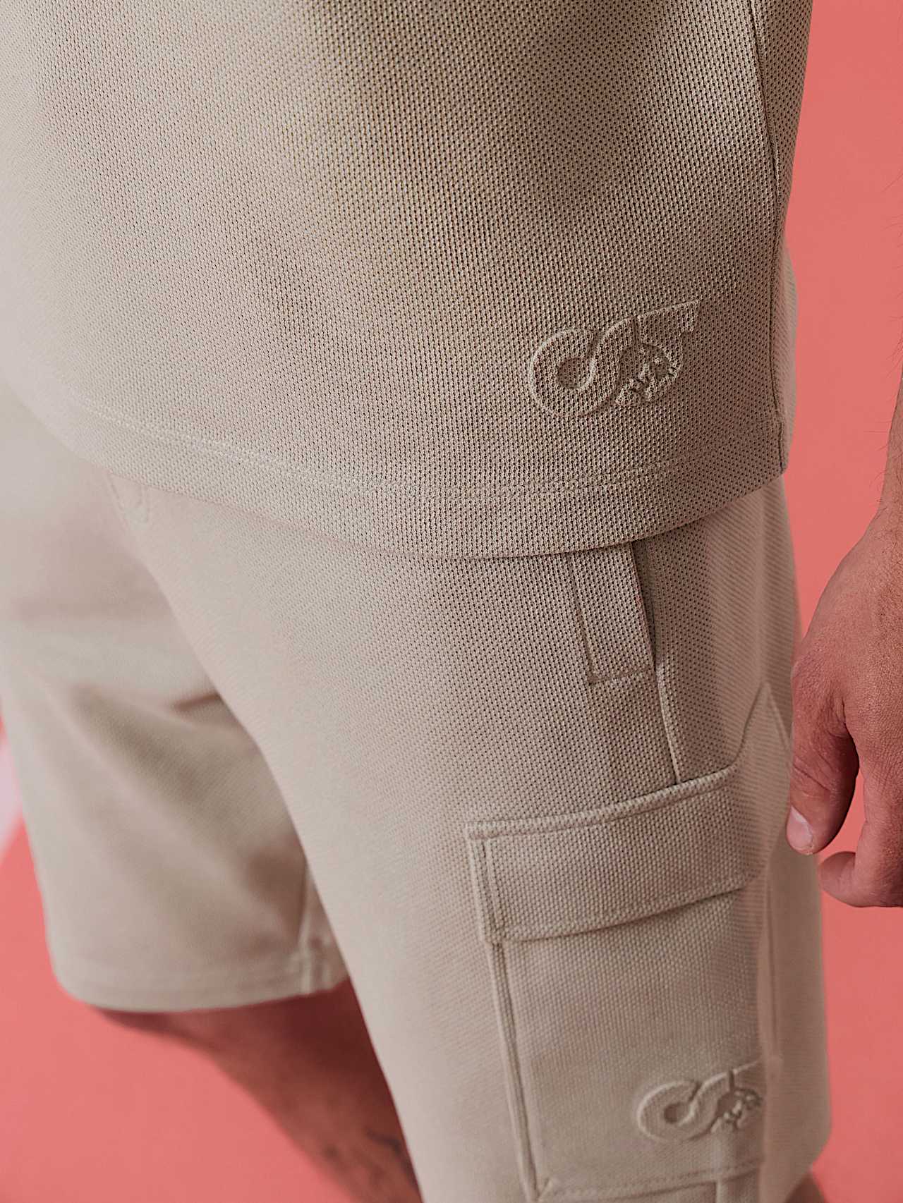 AlphaTauri | SIZZLE V1.Y10.01 | Heavyweight Organic Cotton T-Shirt in Dune for Men