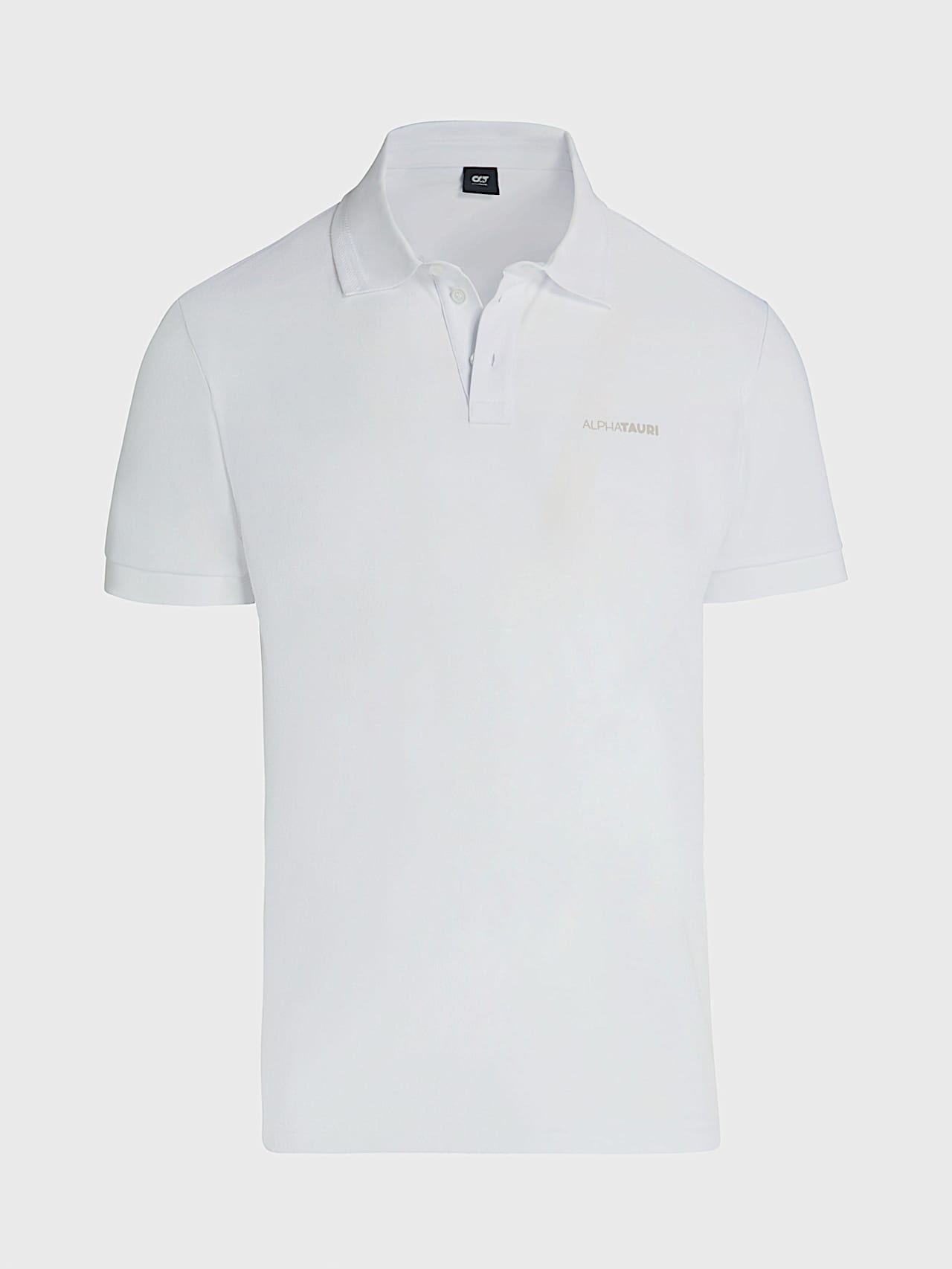 AlphaTauri | JESH V1.Y10.01 | Polo de piqué en mezcla de algodón in White for Hombre AlphaTauri | JESH V1.Y10.01 | Polo de piqué en mezcla de algodón in White for Hombre