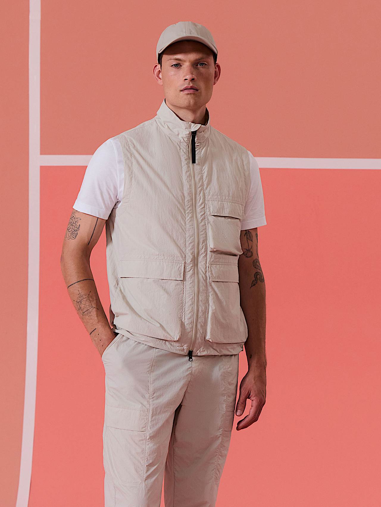 AlphaTauri | WHIRL V1.Y10.01 | Gilet sportivo in Stone for Uomo