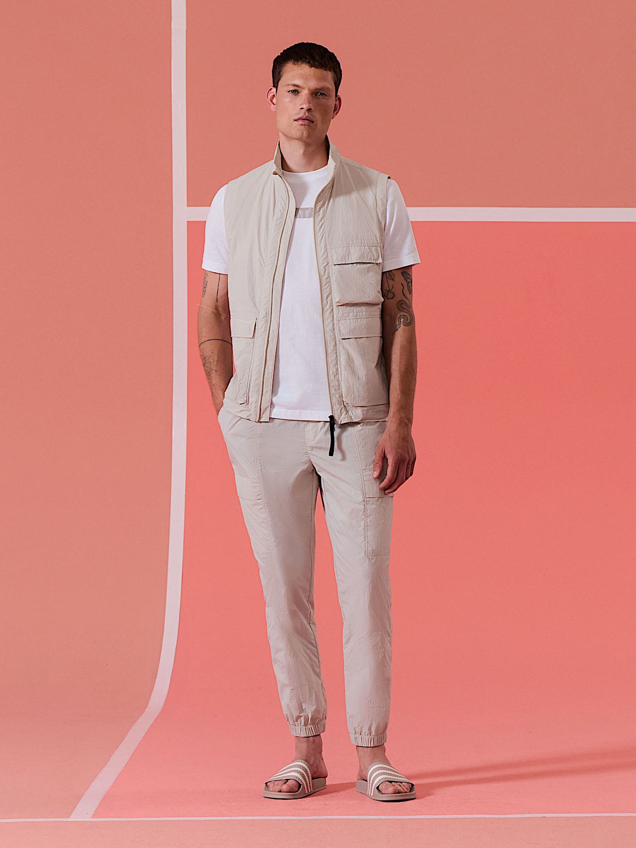 AlphaTauri | WHIRL V1.Y10.01 | Gilet sportivo in Stone for Uomo