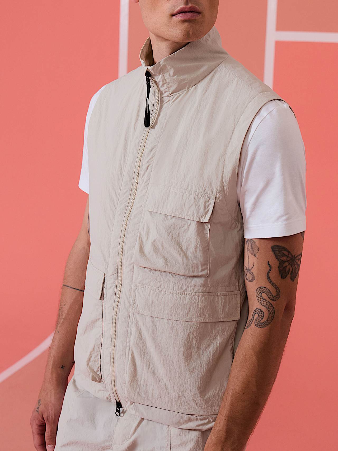 AlphaTauri | WHIRL V1.Y10.01 | Gilet sportivo in Stone for Uomo