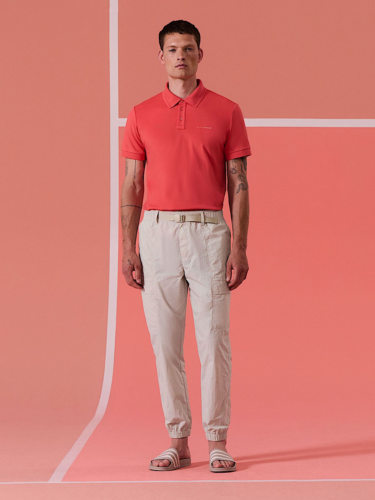 AlphaTauri | PARGO V1.Y10.01 | Pantalones cargo in Stone for Hombre