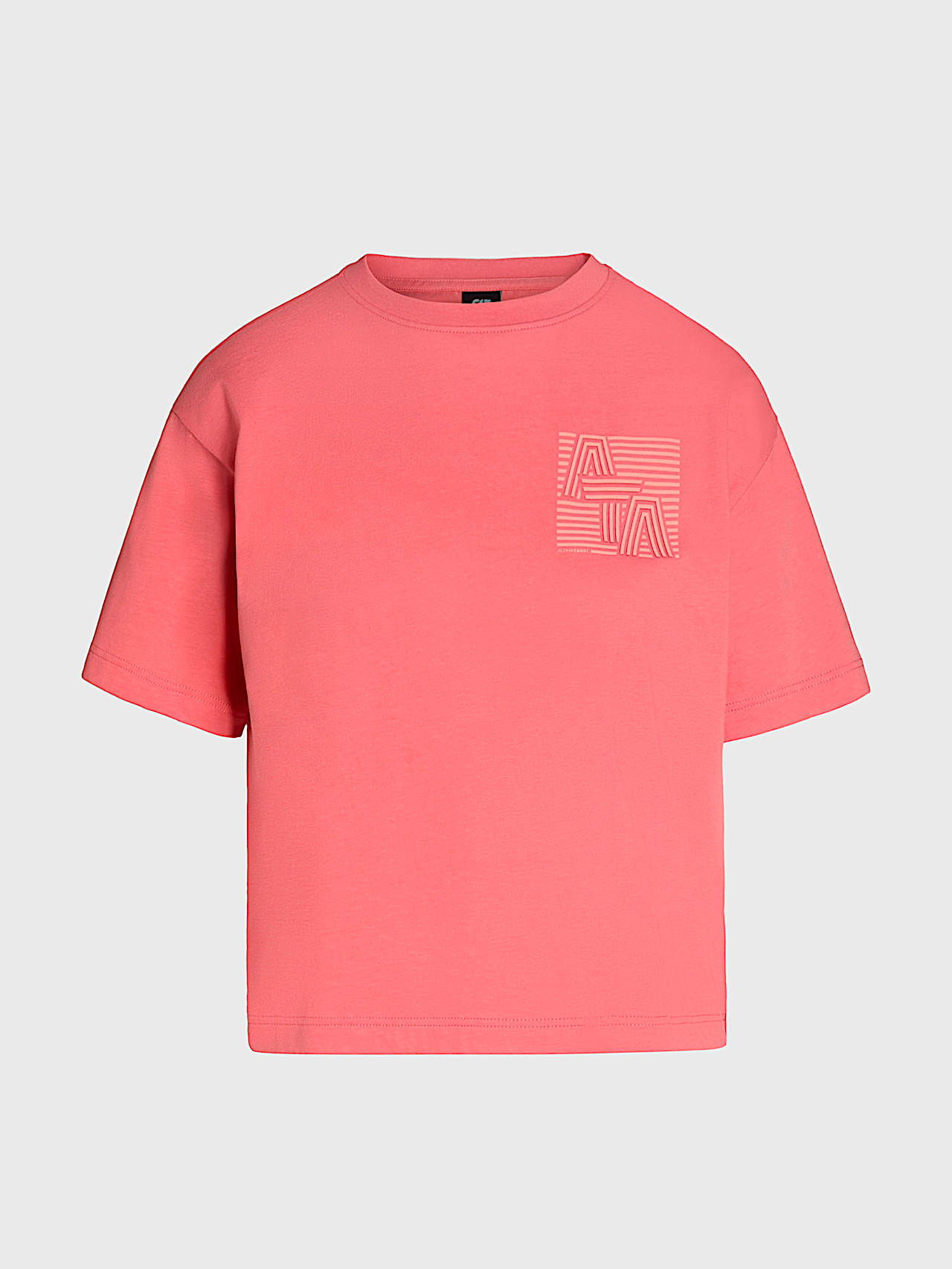 AlphaTauri | JAZZY V1.Y10.01 | T-Shirt aus Bio-Baumwolle in Light Peach für Damen AlphaTauri | JAZZY V1.Y10.01 | T-Shirt aus Bio-Baumwolle in Light Peach für Damen