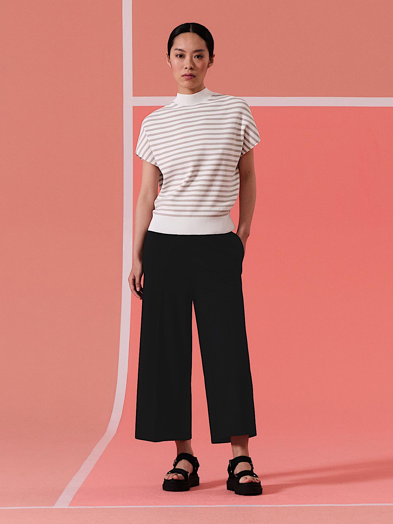 AlphaTauri | PASH V1.Y10.01 | Jupe-culotte en jersey in Black for Femme AlphaTauri | PASH V1.Y10.01 | Jupe-culotte en jersey in Black for Femme
