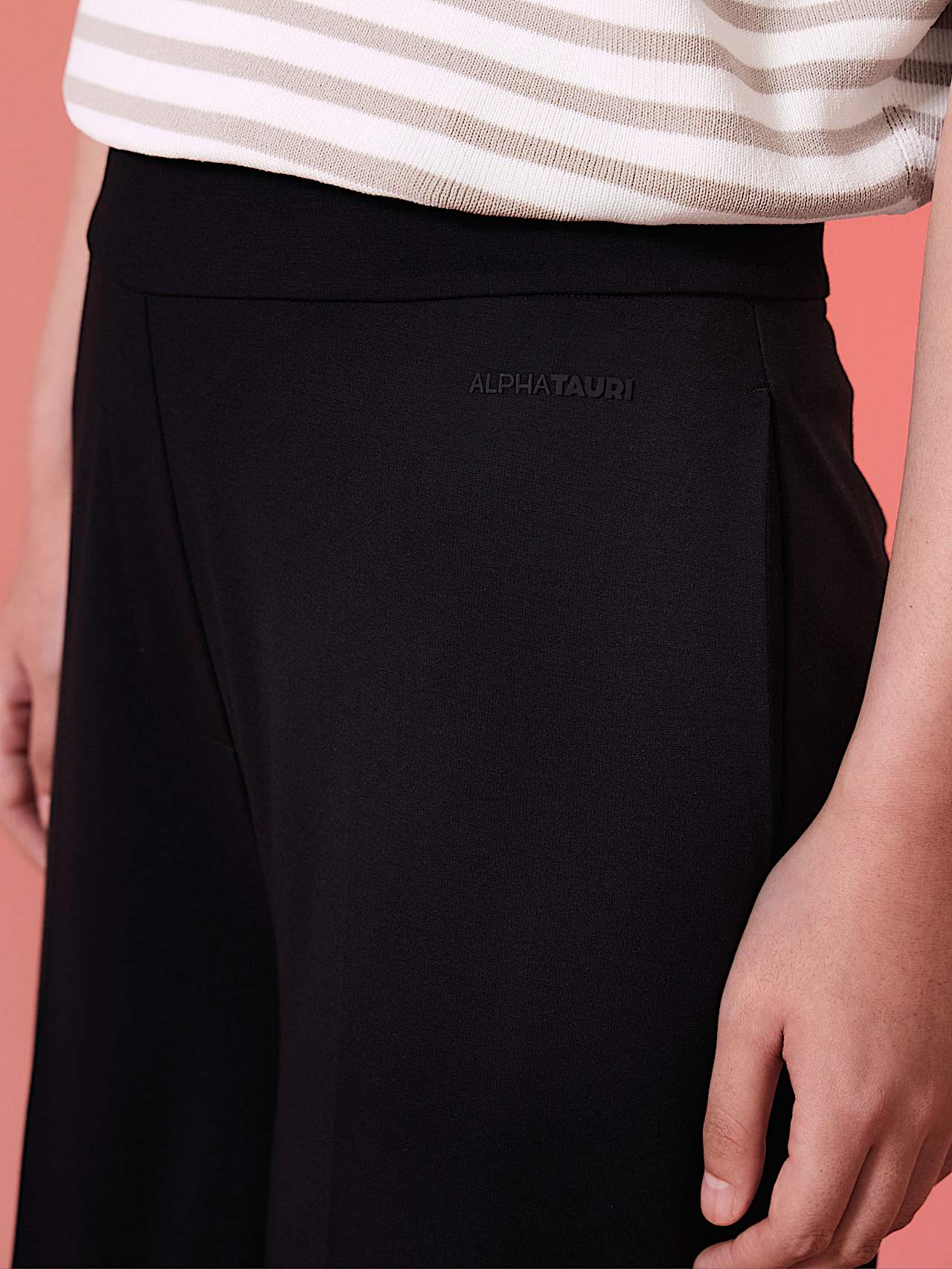 AlphaTauri | PASH V1.Y10.01 | Jersey Culotte in Black for Women AlphaTauri | PASH V1.Y10.01 | Jersey Culotte in Black for Women