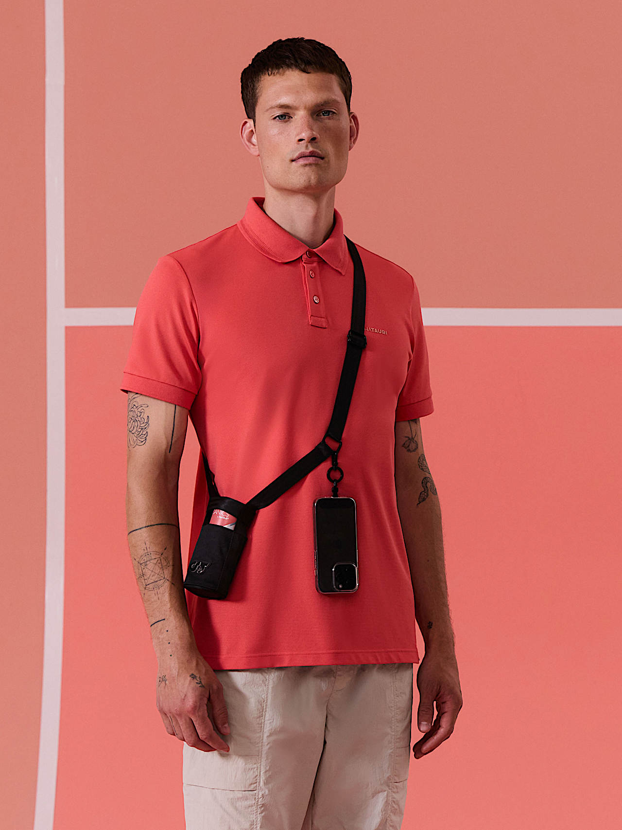 AlphaTauri | APSI V1.Y10.01 | Can Holder Bag in Black for Unisex AlphaTauri | APSI V1.Y10.01 | Can Holder Bag in Black for Unisex