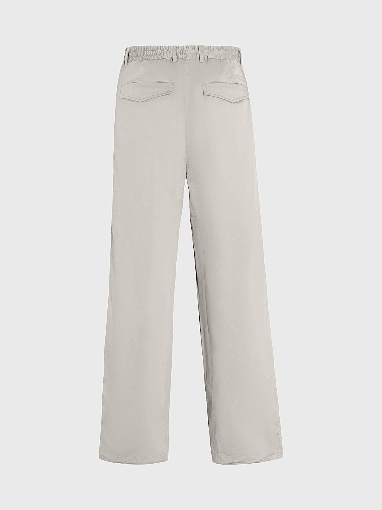 AlphaTauri | PIVE V1.Y10.01 | Pantalon tissé en coton biologique coupe décontractée in Stone for Homme